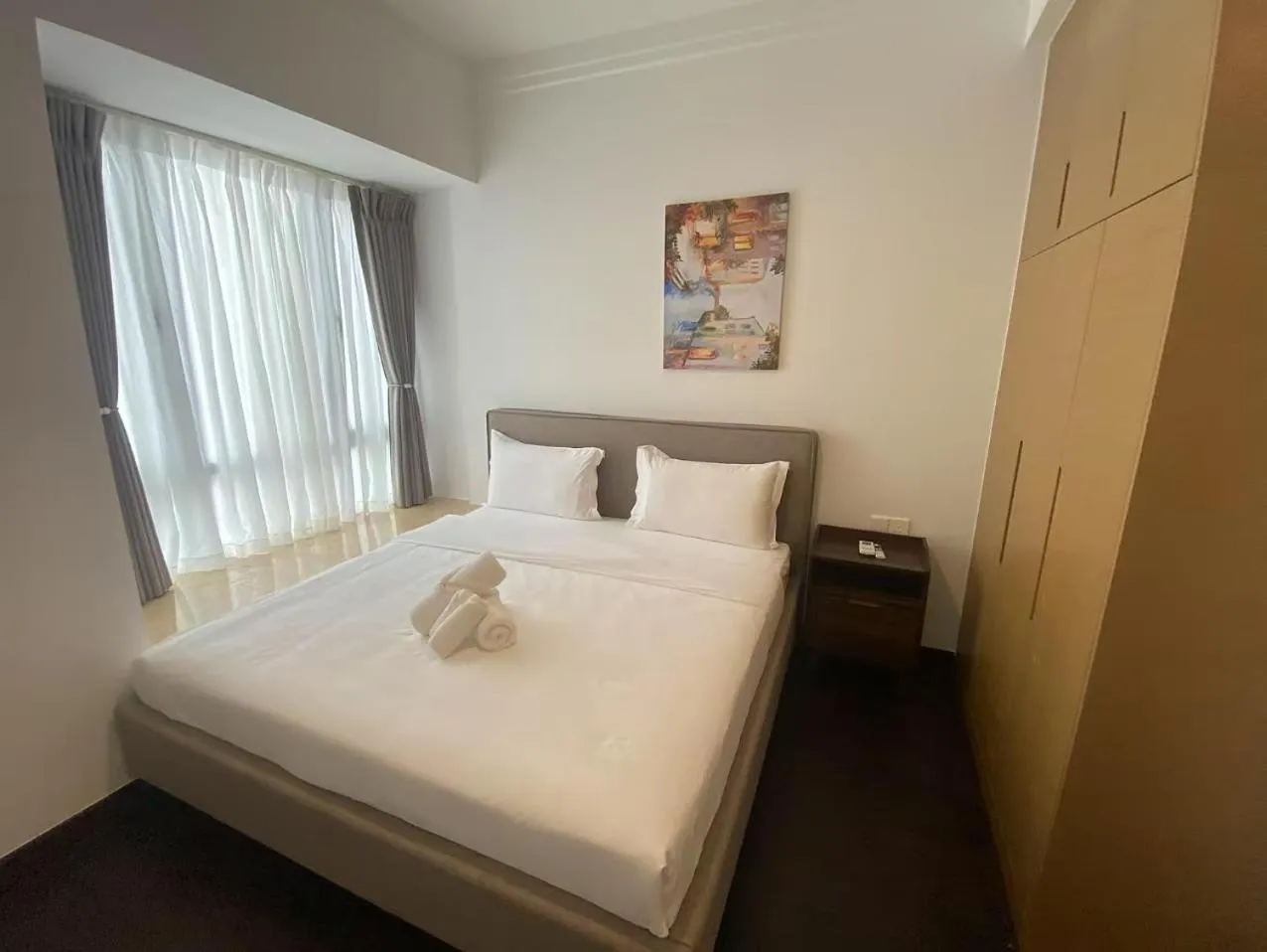 Bed in R&F Princess Cove Cozy&Boutique Homestay By Wan Li Property Management