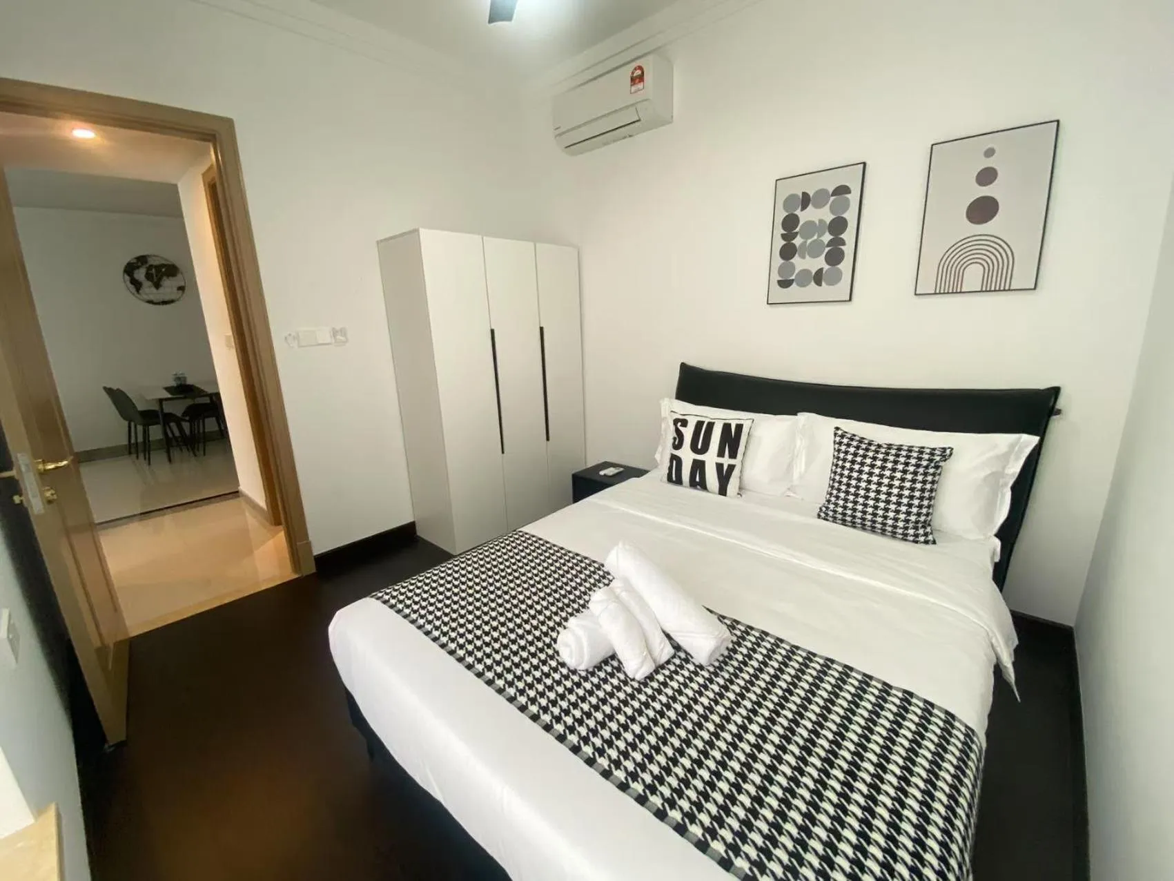 Bed in R&F Princess Cove Cozy&Boutique Homestay By Wan Li Property Management