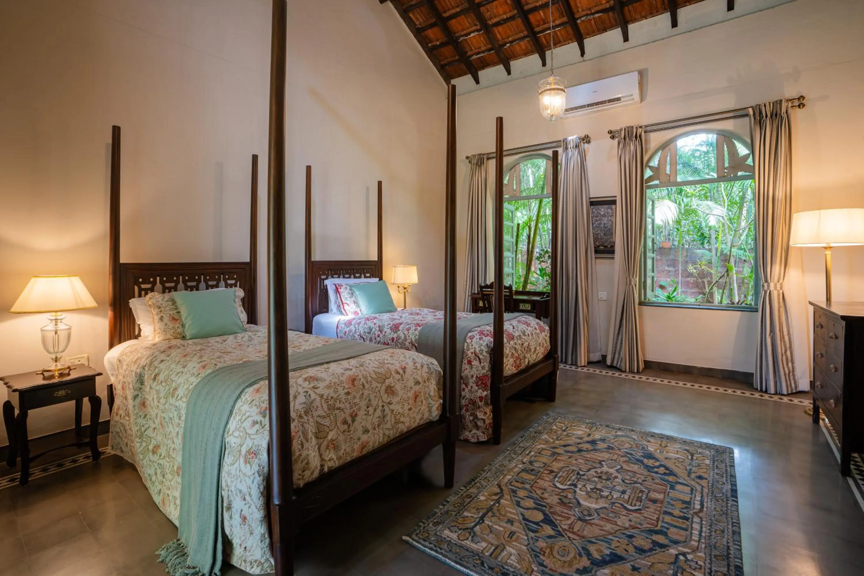 Bed in Mansao Curtorim - A CGH Earth SAHA Experience