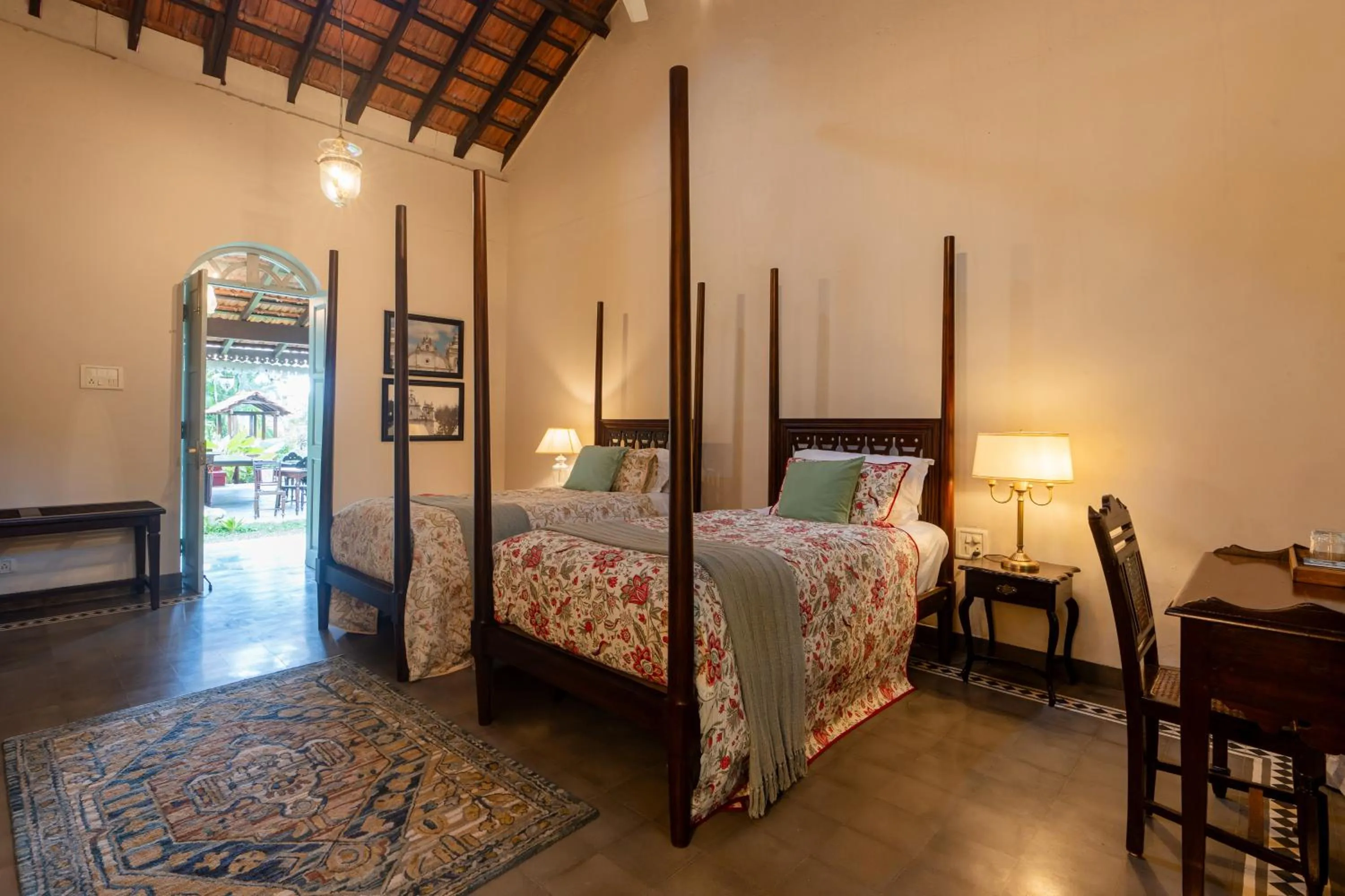 Bed in Mansao Curtorim - A CGH Earth SAHA Experience