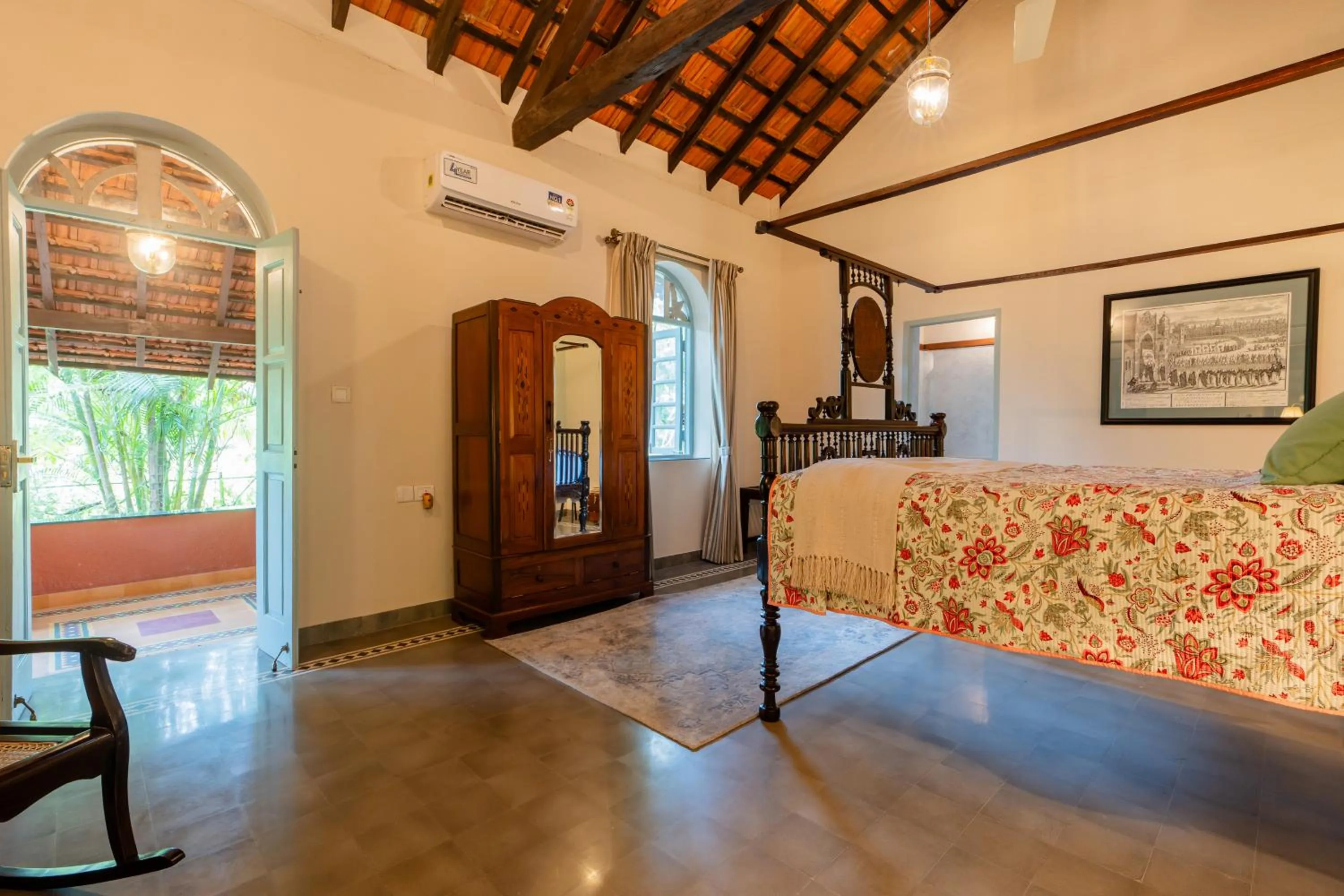 Seating area in Mansao Curtorim - A CGH Earth SAHA Experience