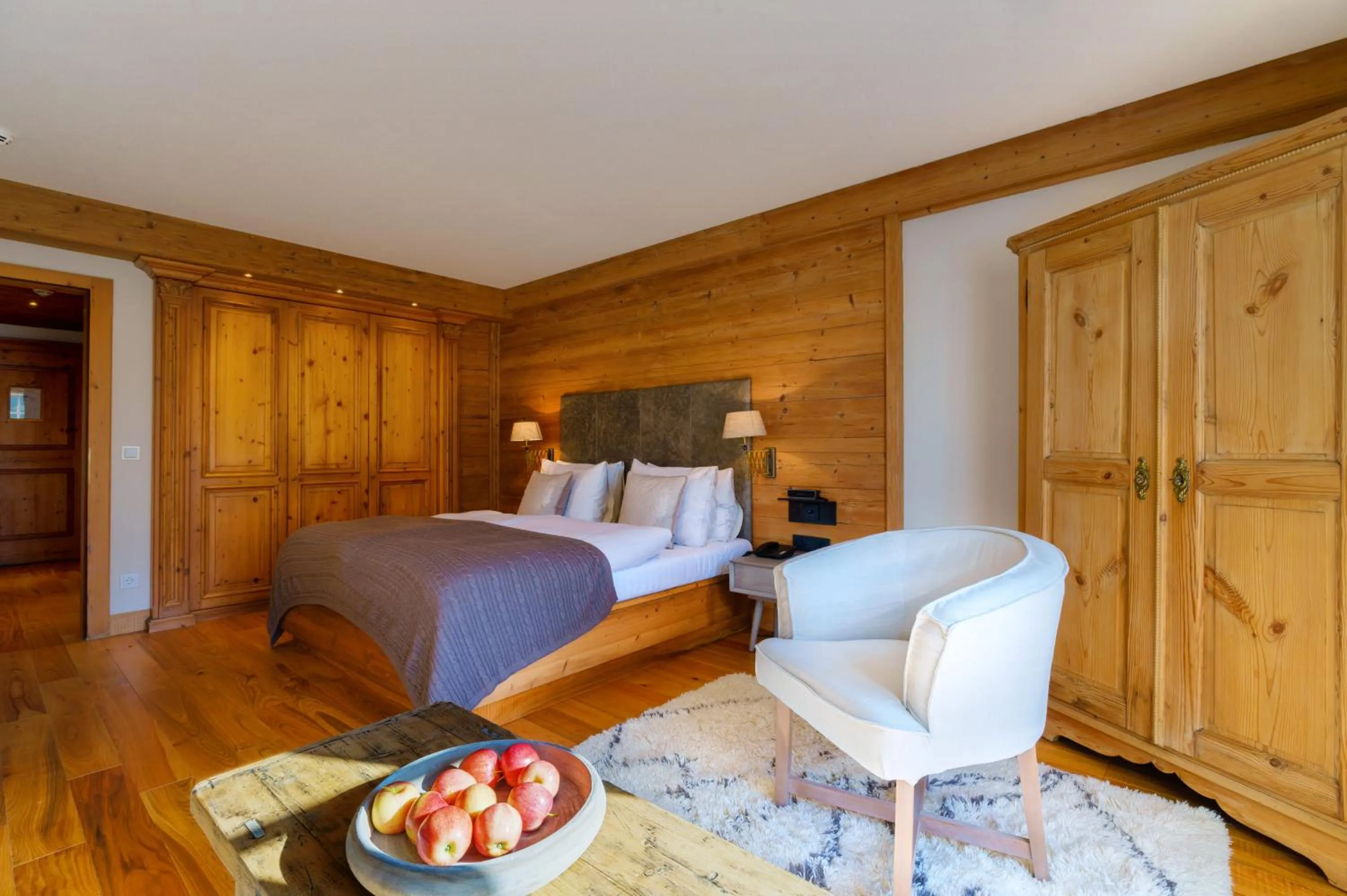 Bed in Posthotel Achenkirch Resort and Spa - Adults Only