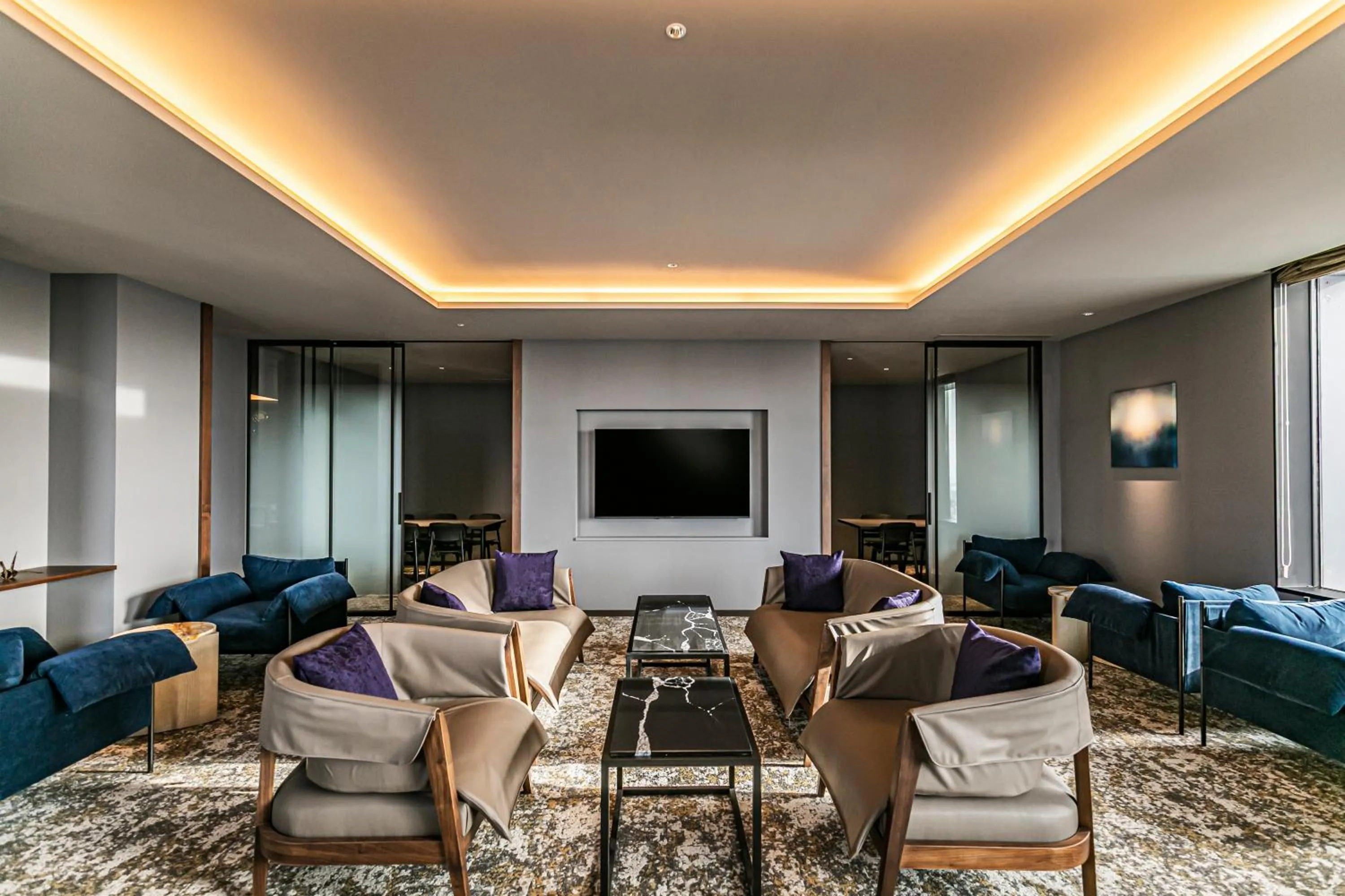 Lounge or bar in The Gate Hotel Fukuoka by Hulic