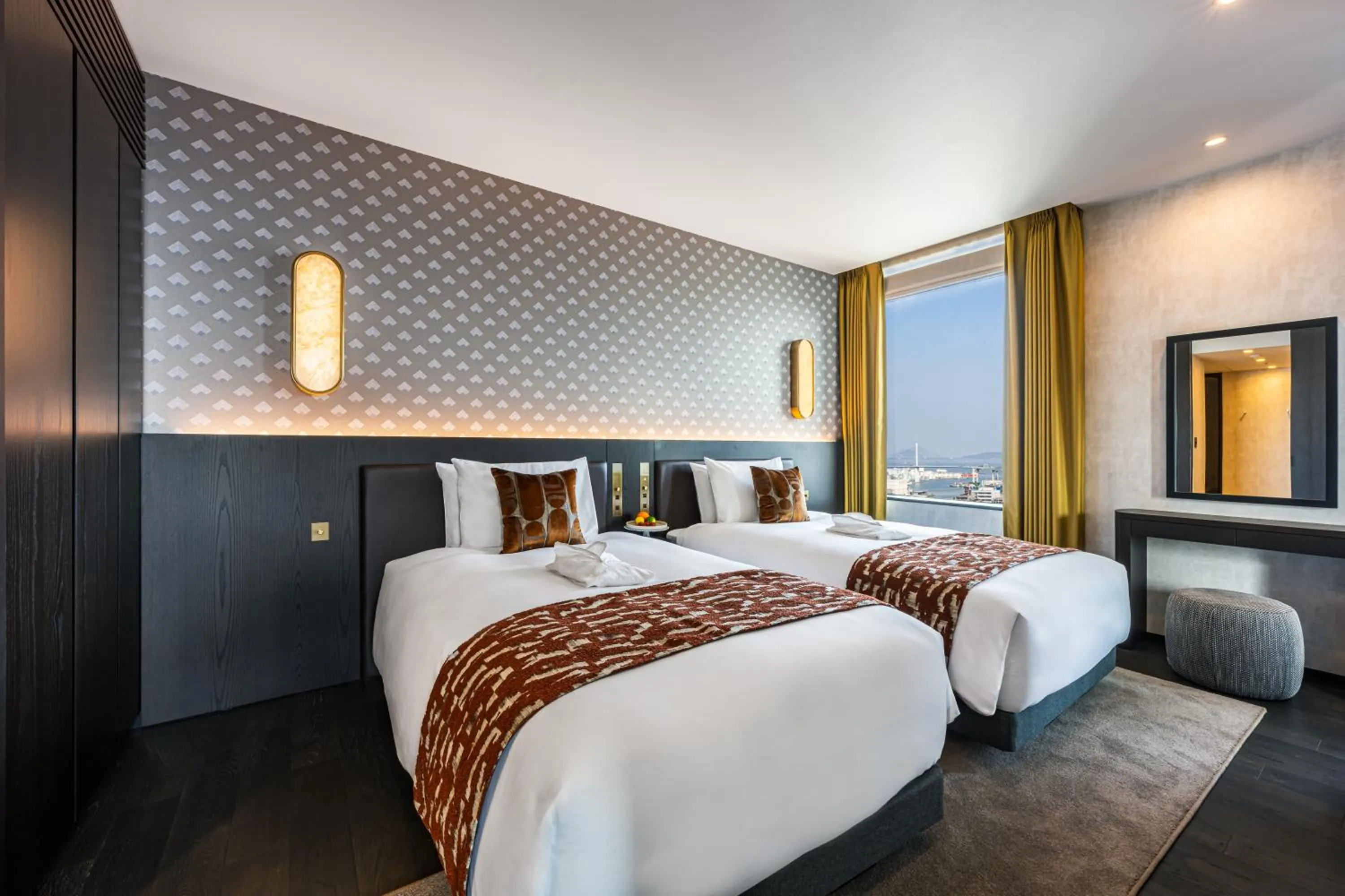 Bed in The Gate Hotel Fukuoka by Hulic