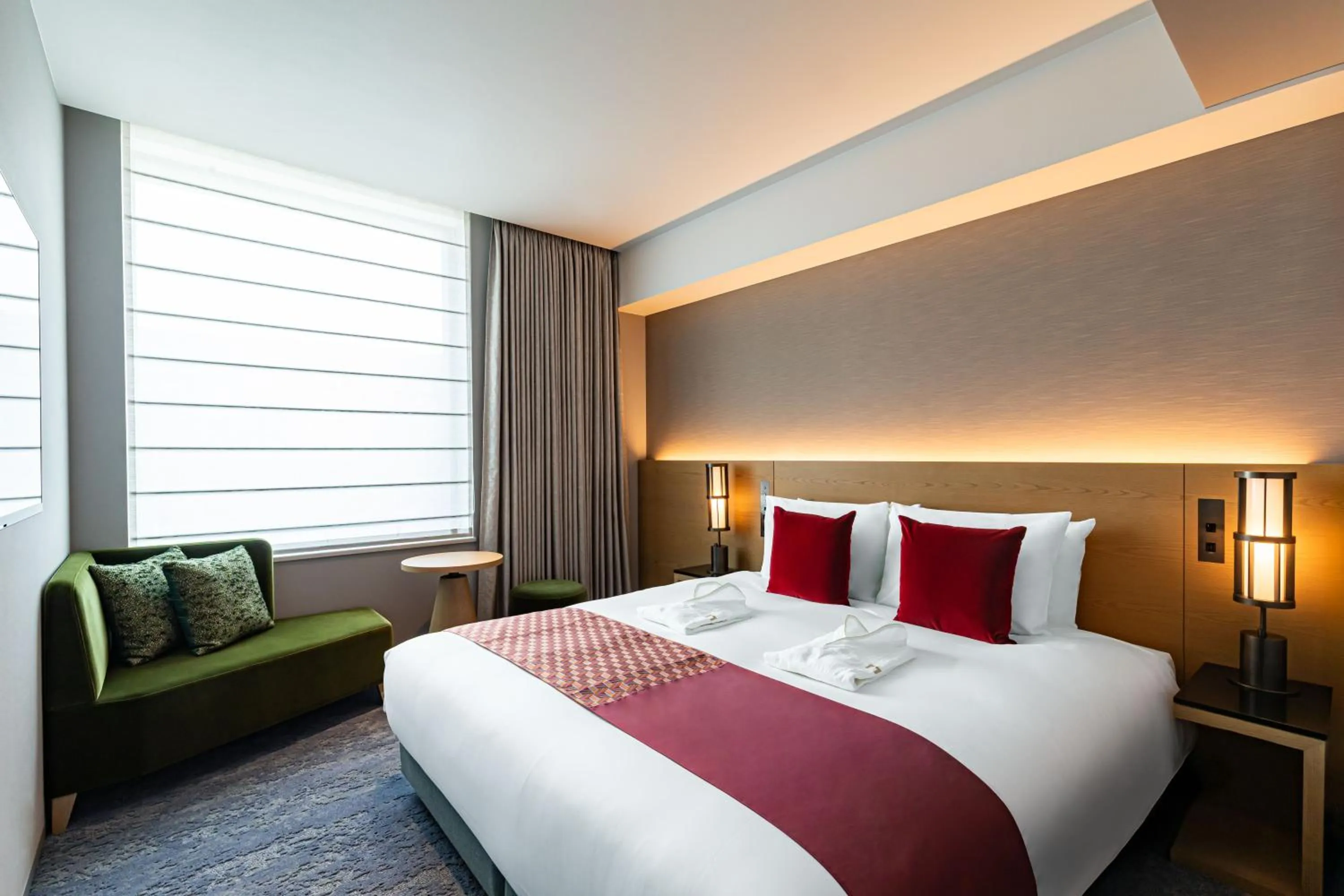 Bed in The Gate Hotel Fukuoka by Hulic