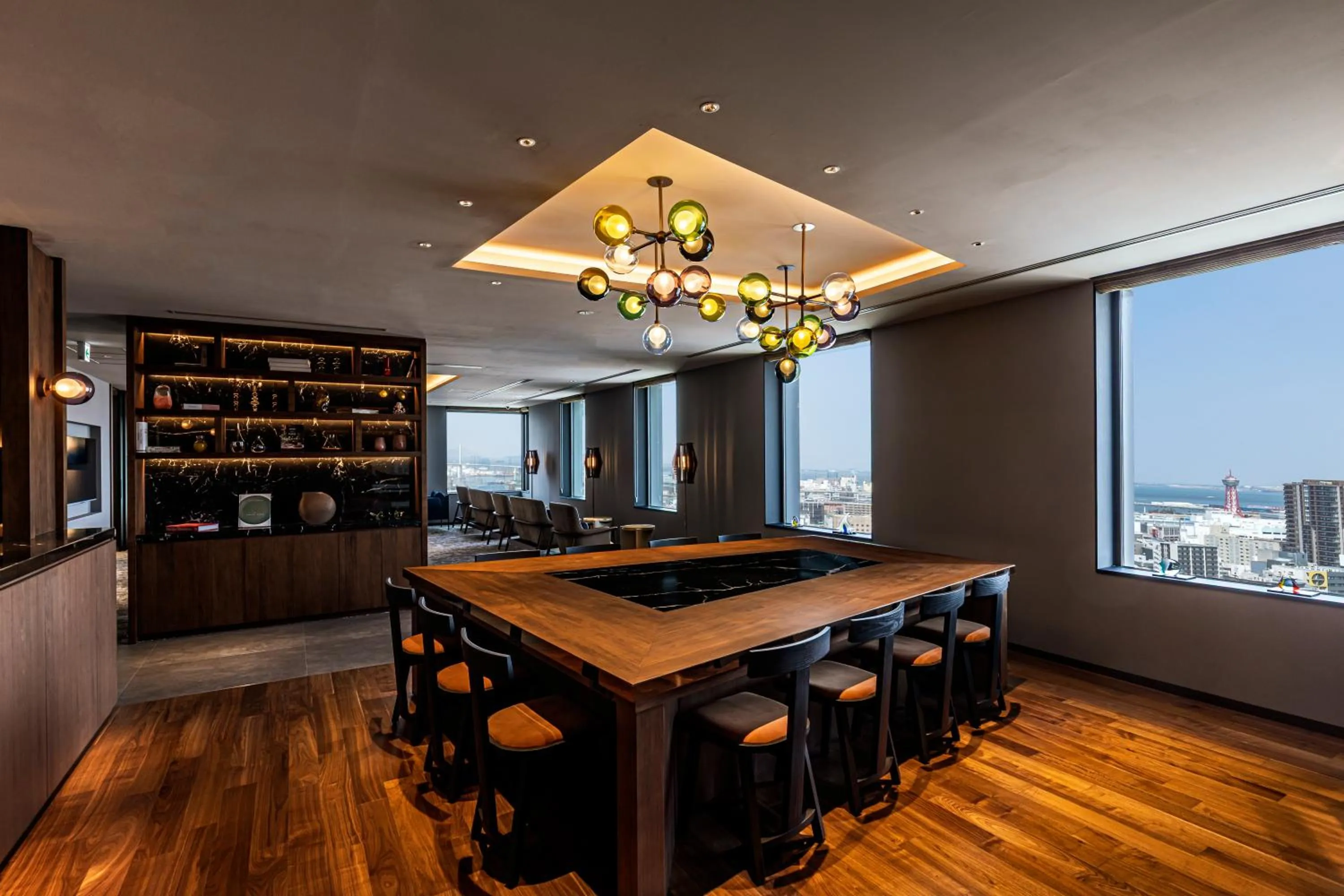 Lounge or bar in The Gate Hotel Fukuoka by Hulic