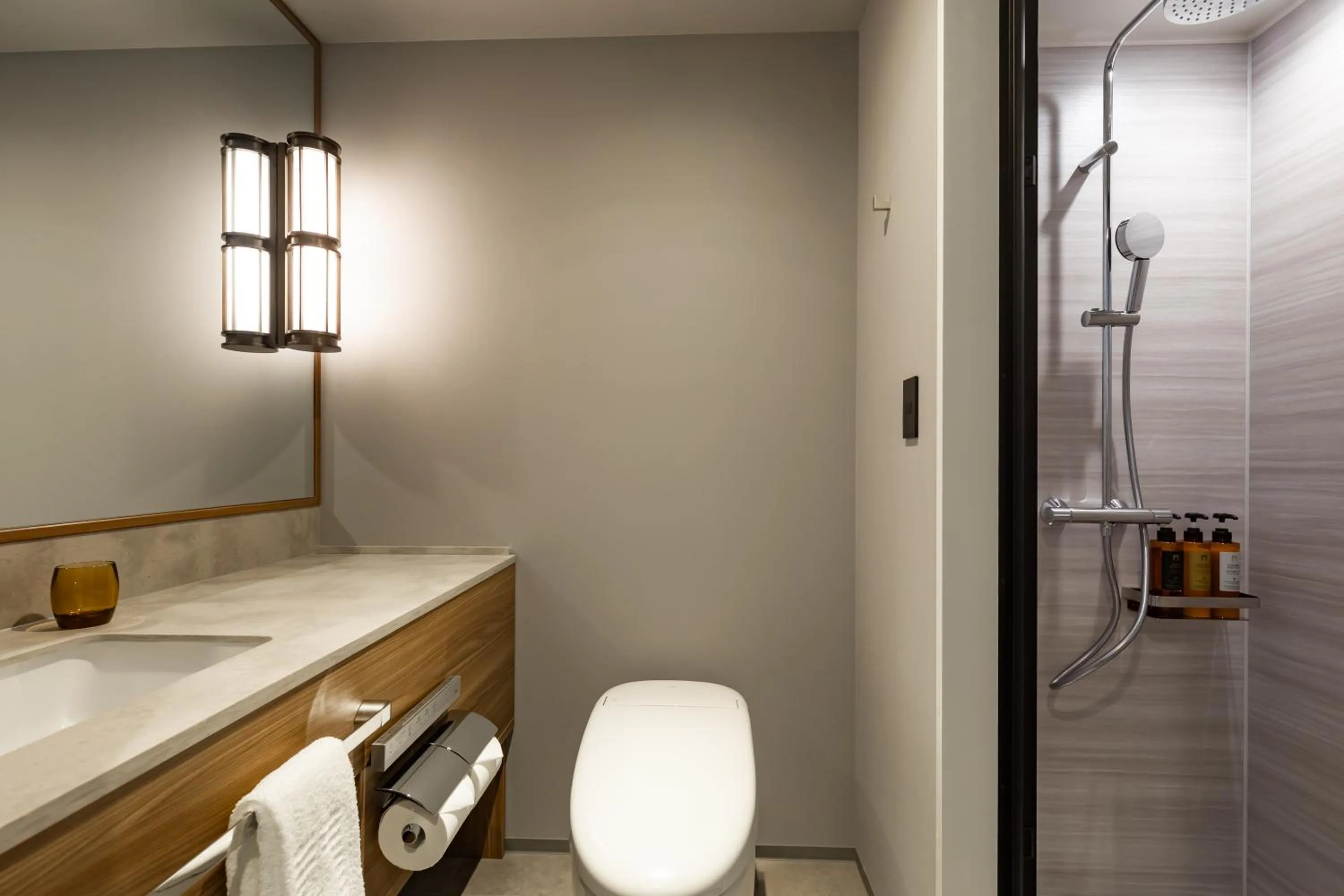 Bathroom in The Gate Hotel Fukuoka by Hulic