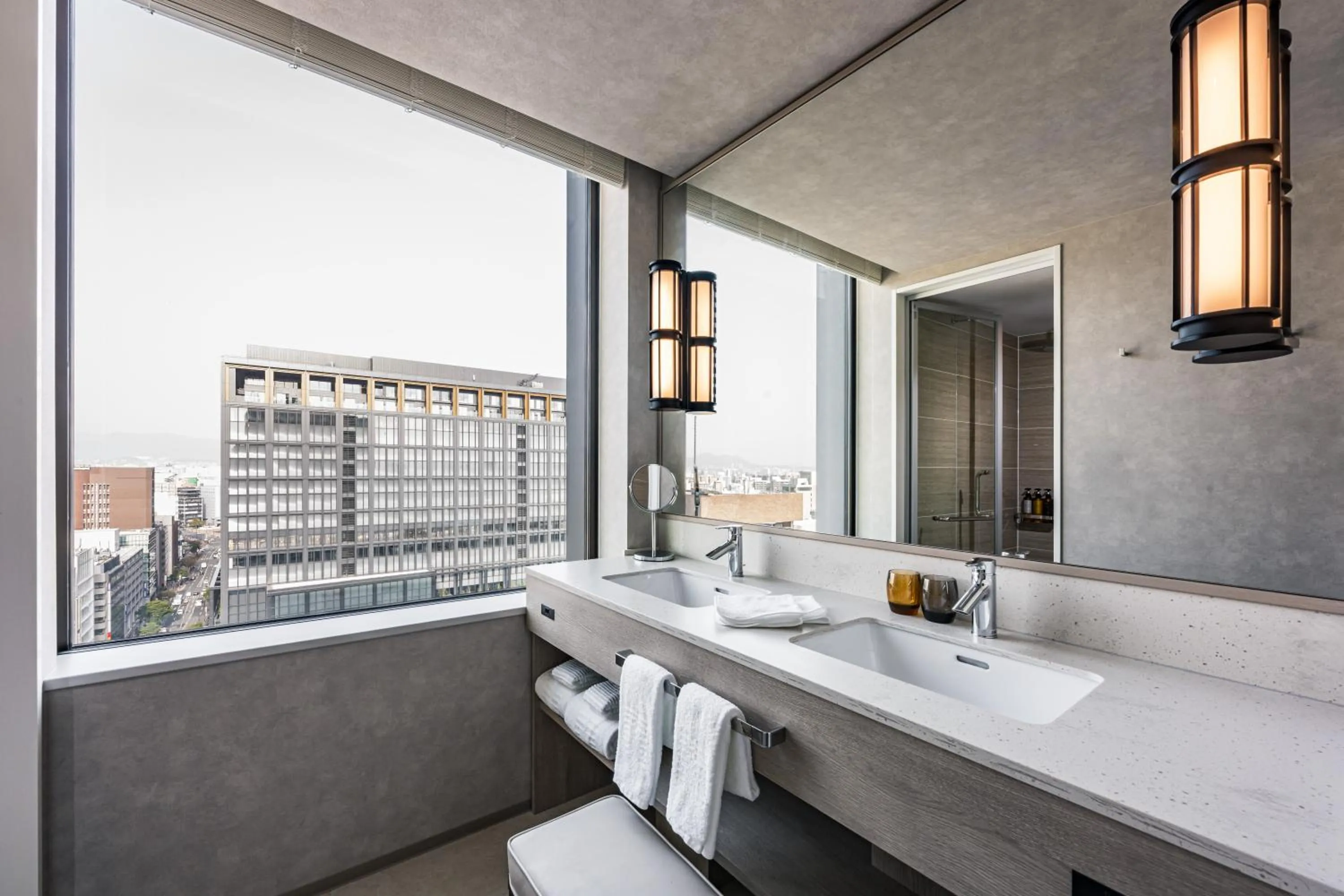 Bathroom in The Gate Hotel Fukuoka by Hulic