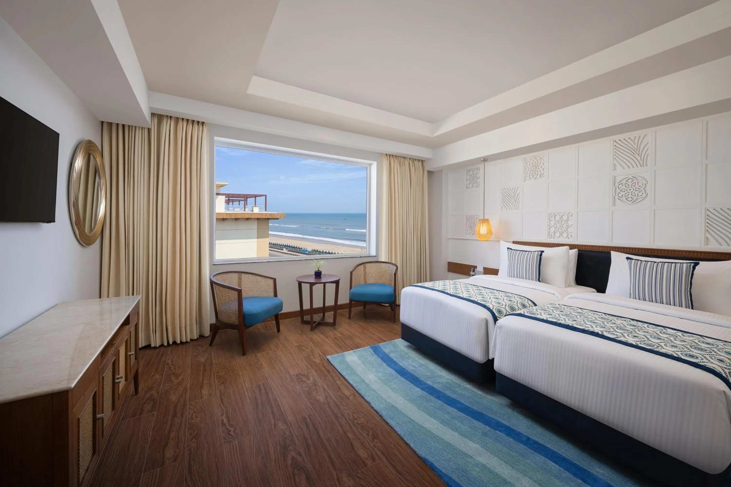Bedroom, Bed in Fortune Beachfront, Puri - Member ITC Hotels' Group