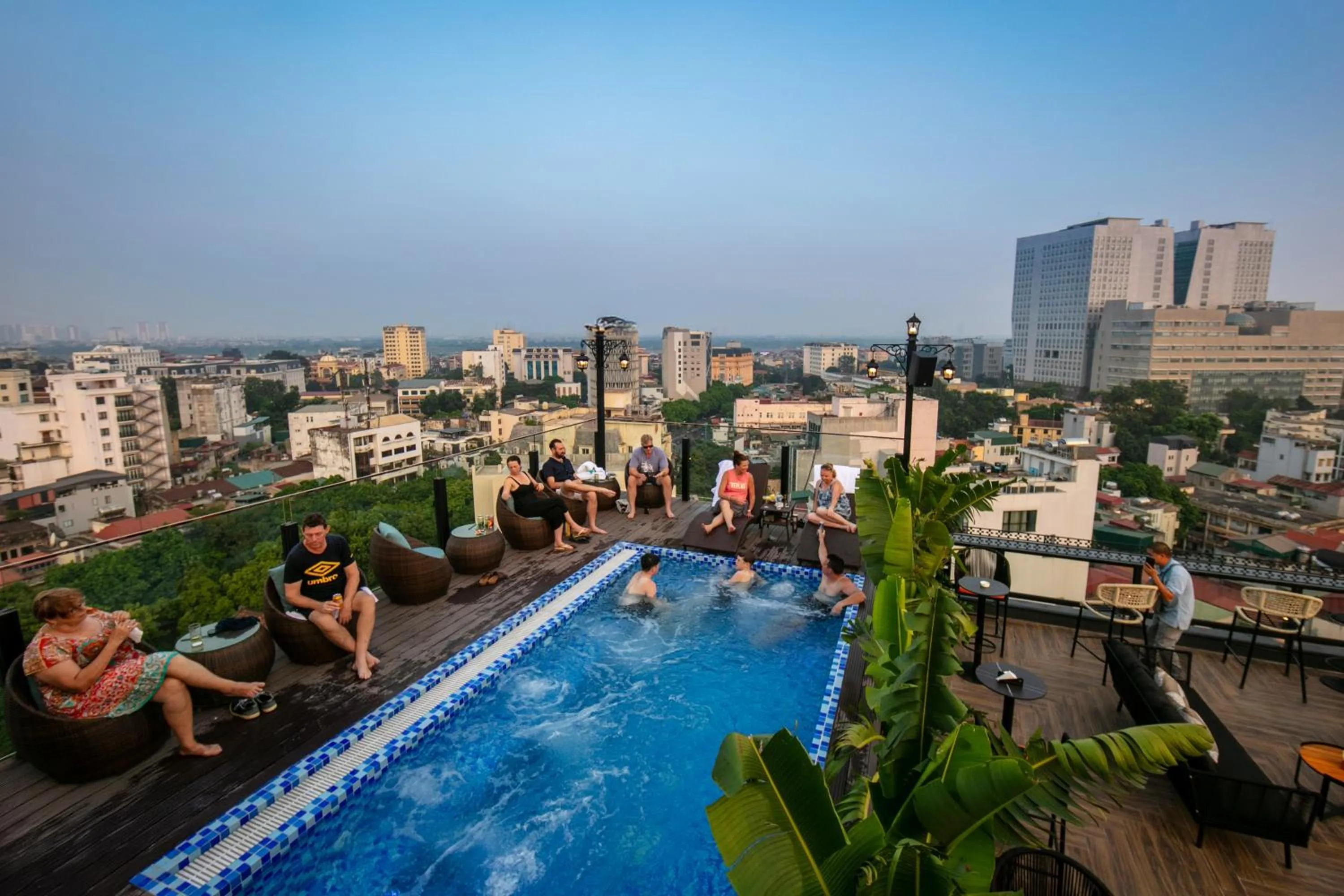 Pool view in MAY DE VILLE Corner Hotel