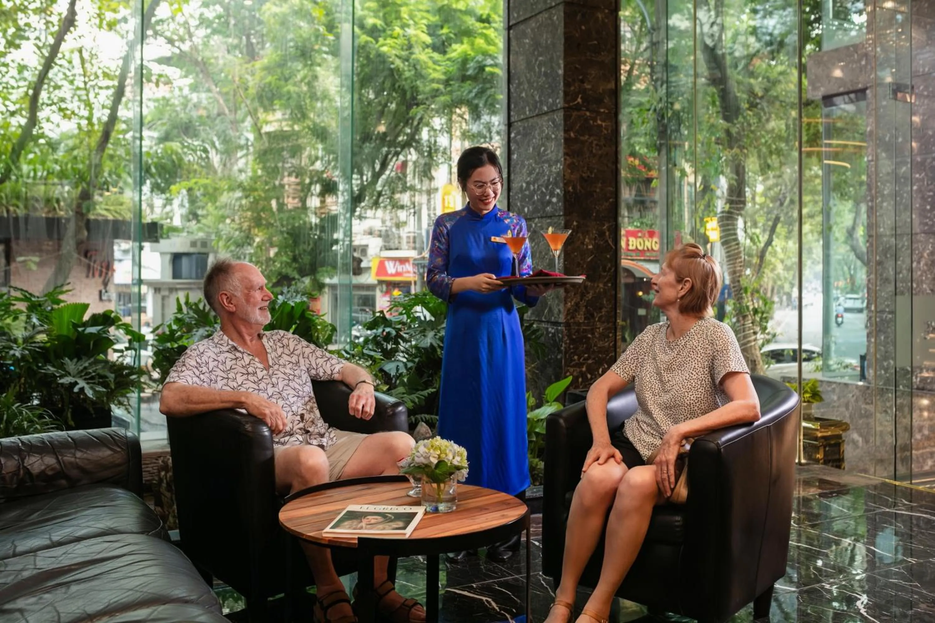 Lobby or reception in MAY DE VILLE Corner Hotel