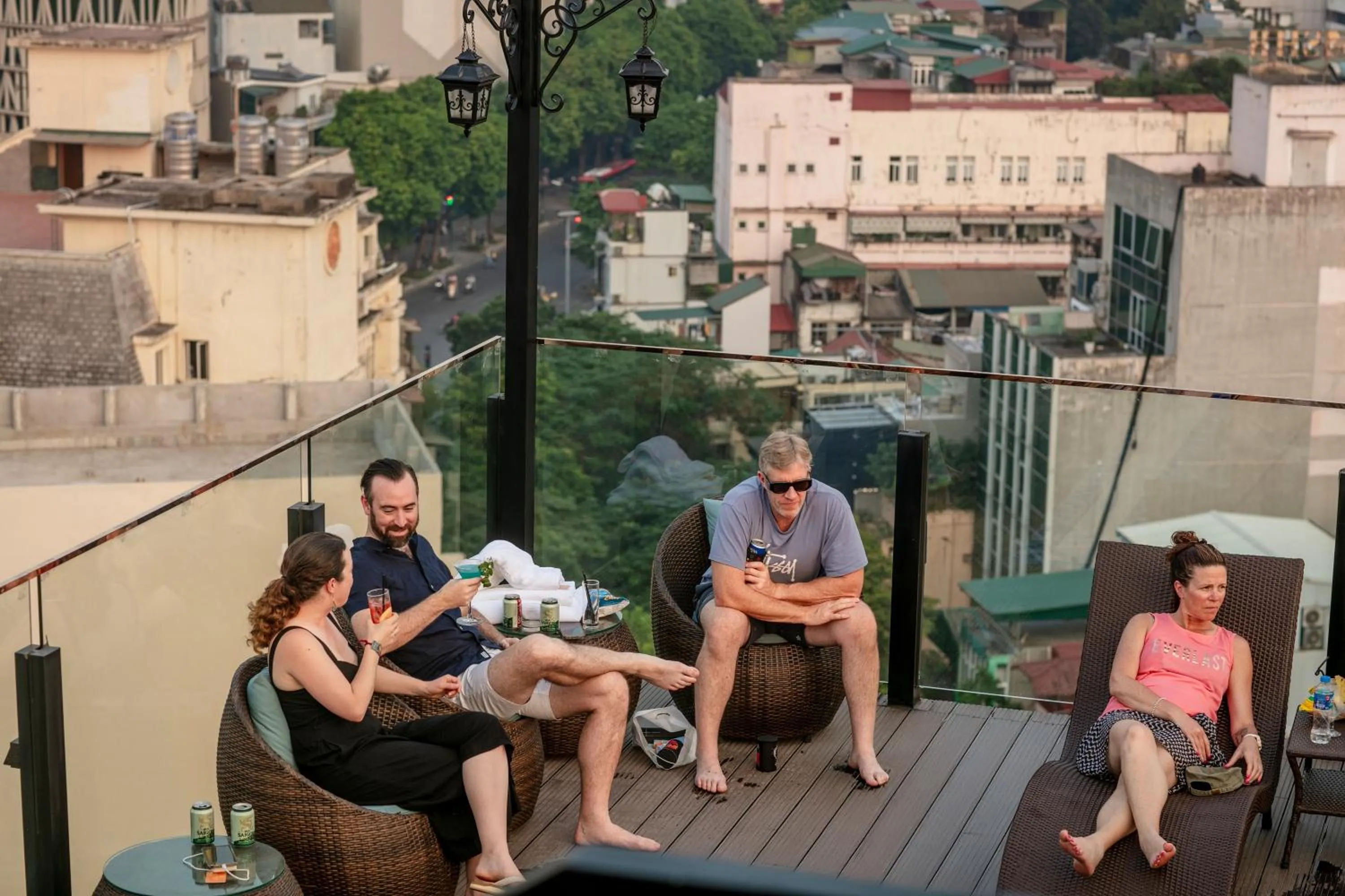 Guests in MAY DE VILLE Corner Hotel