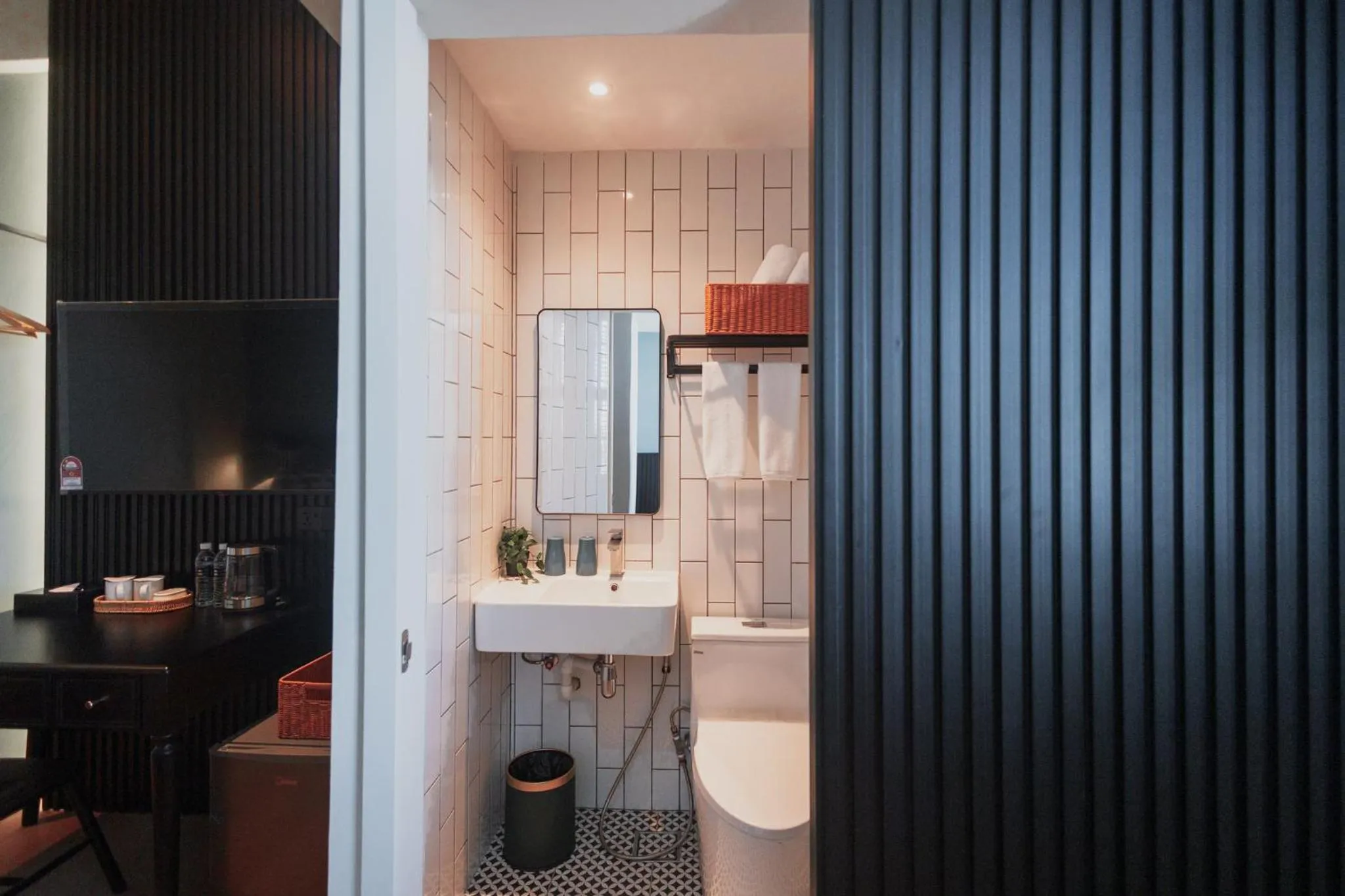 Bathroom in Legacy Hill Hotel