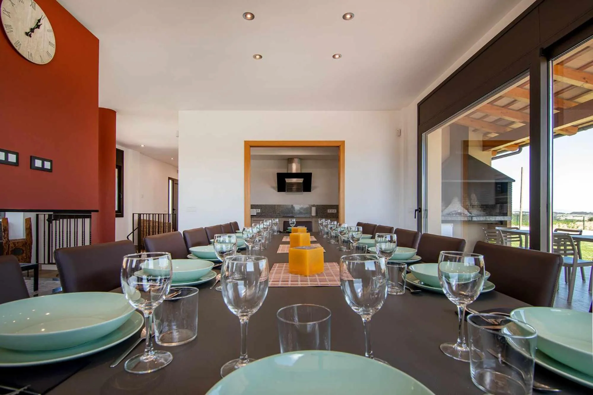 Dining area in Villa de vacaciones con encanto - El Serrat