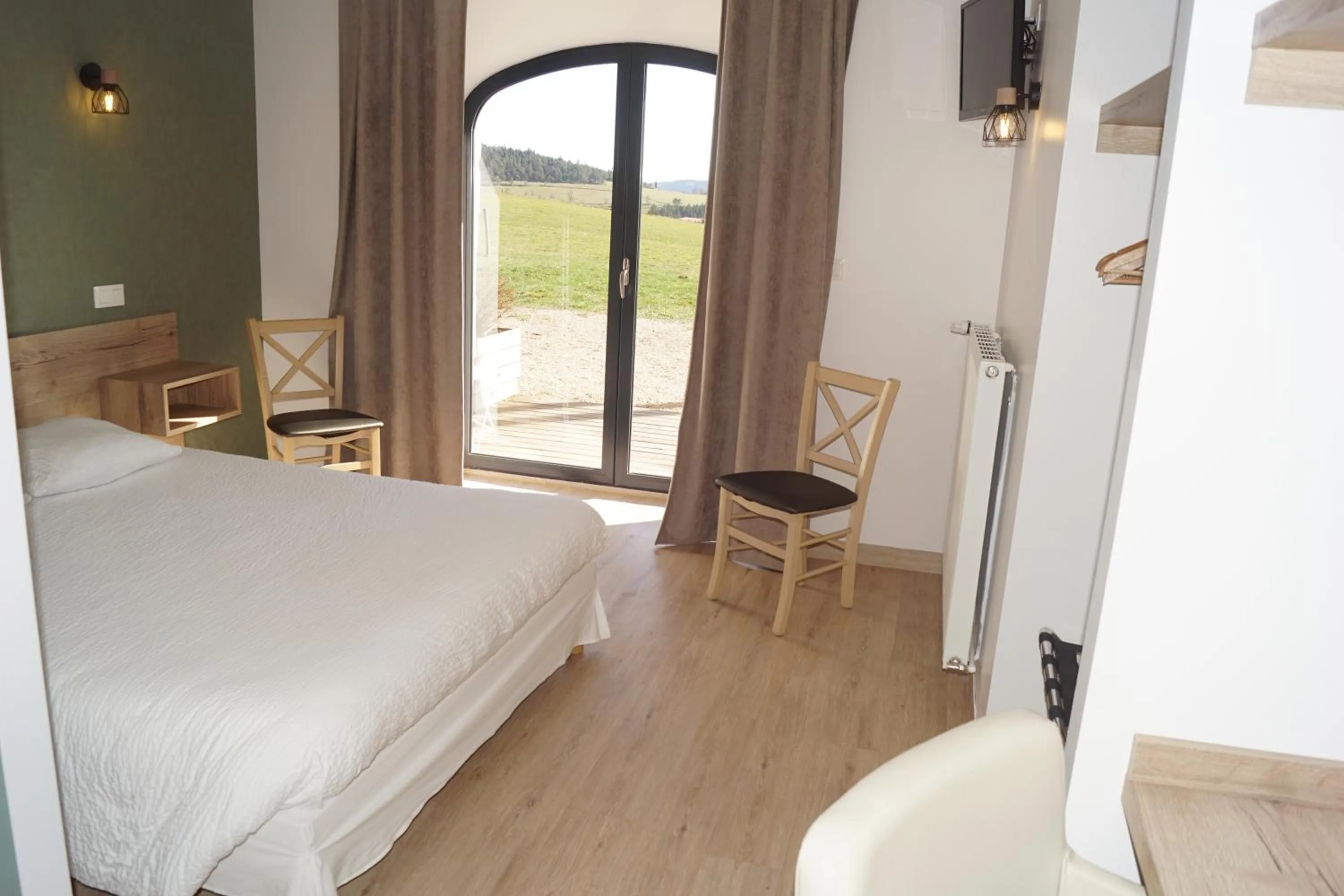 Bed in Auberge des Myrtilles