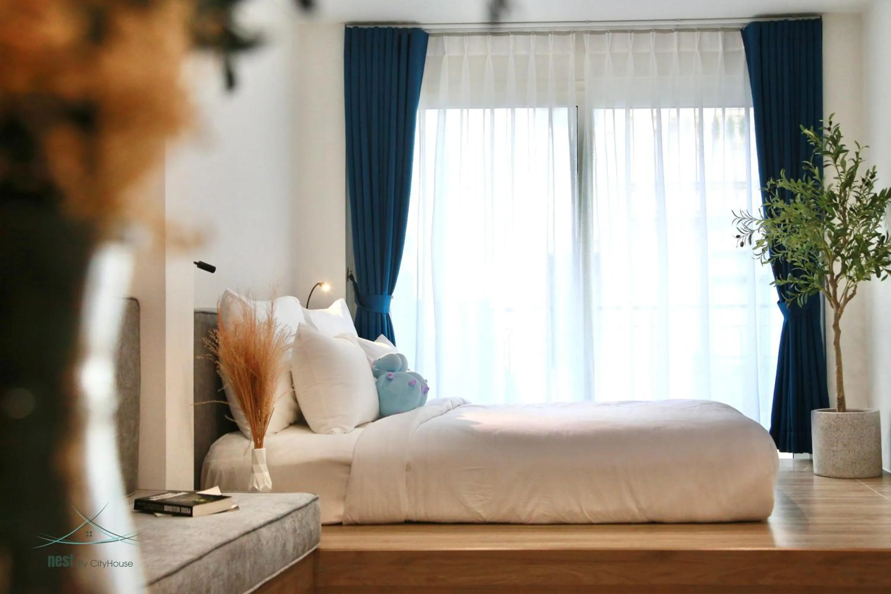 Bed in Cityhouse - Nest Minh Khai