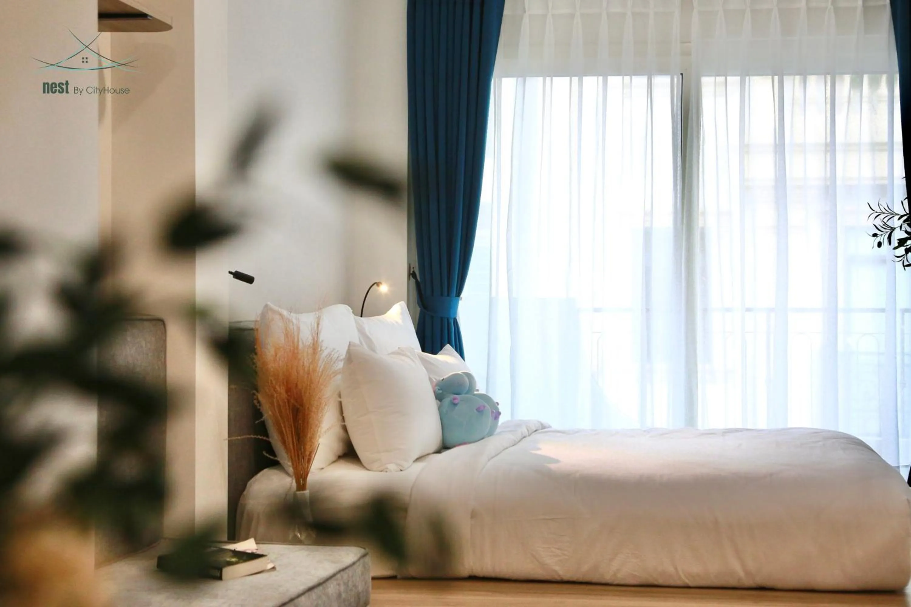 Bed in Cityhouse - Nest Minh Khai