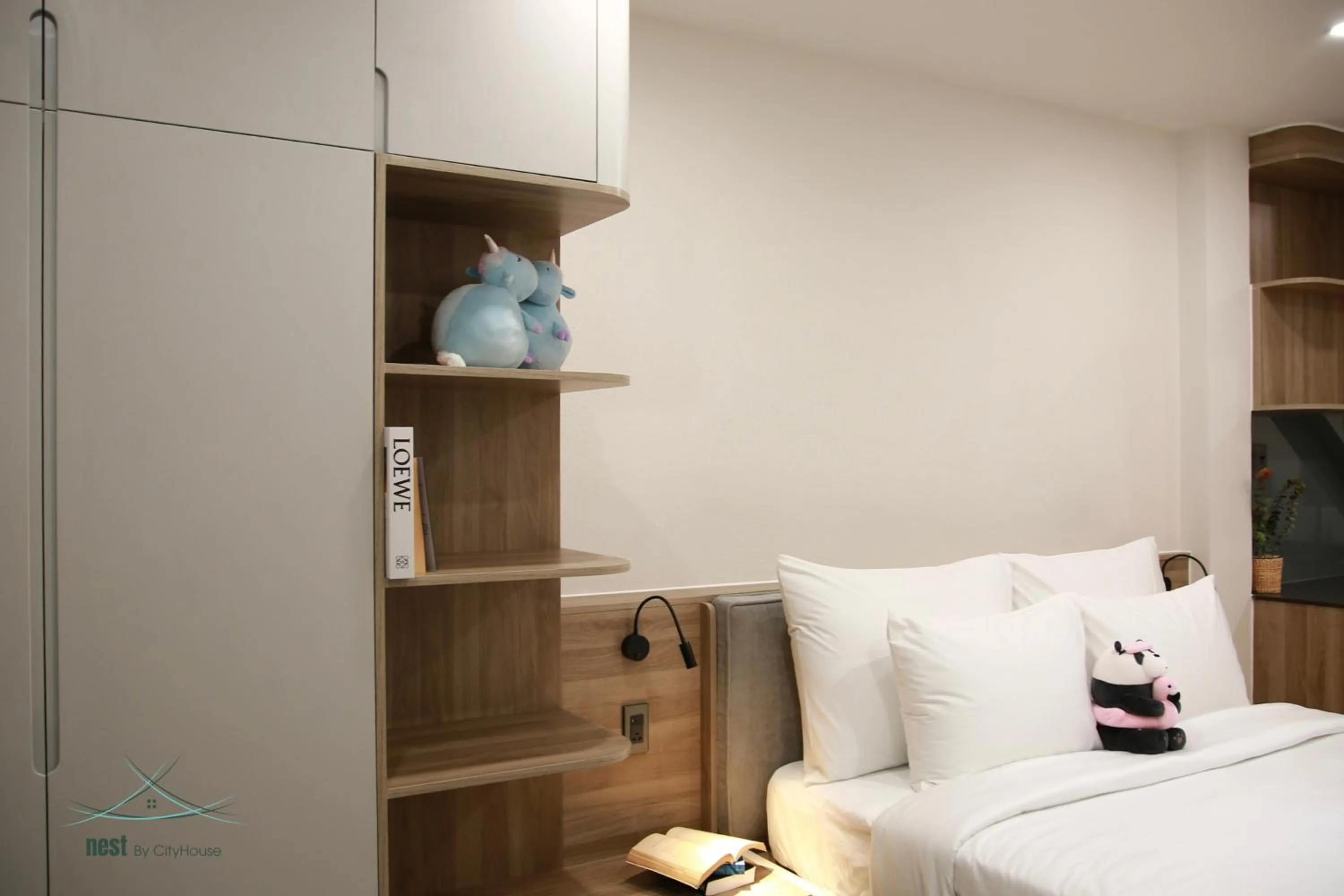 Bed in Cityhouse - Nest Minh Khai