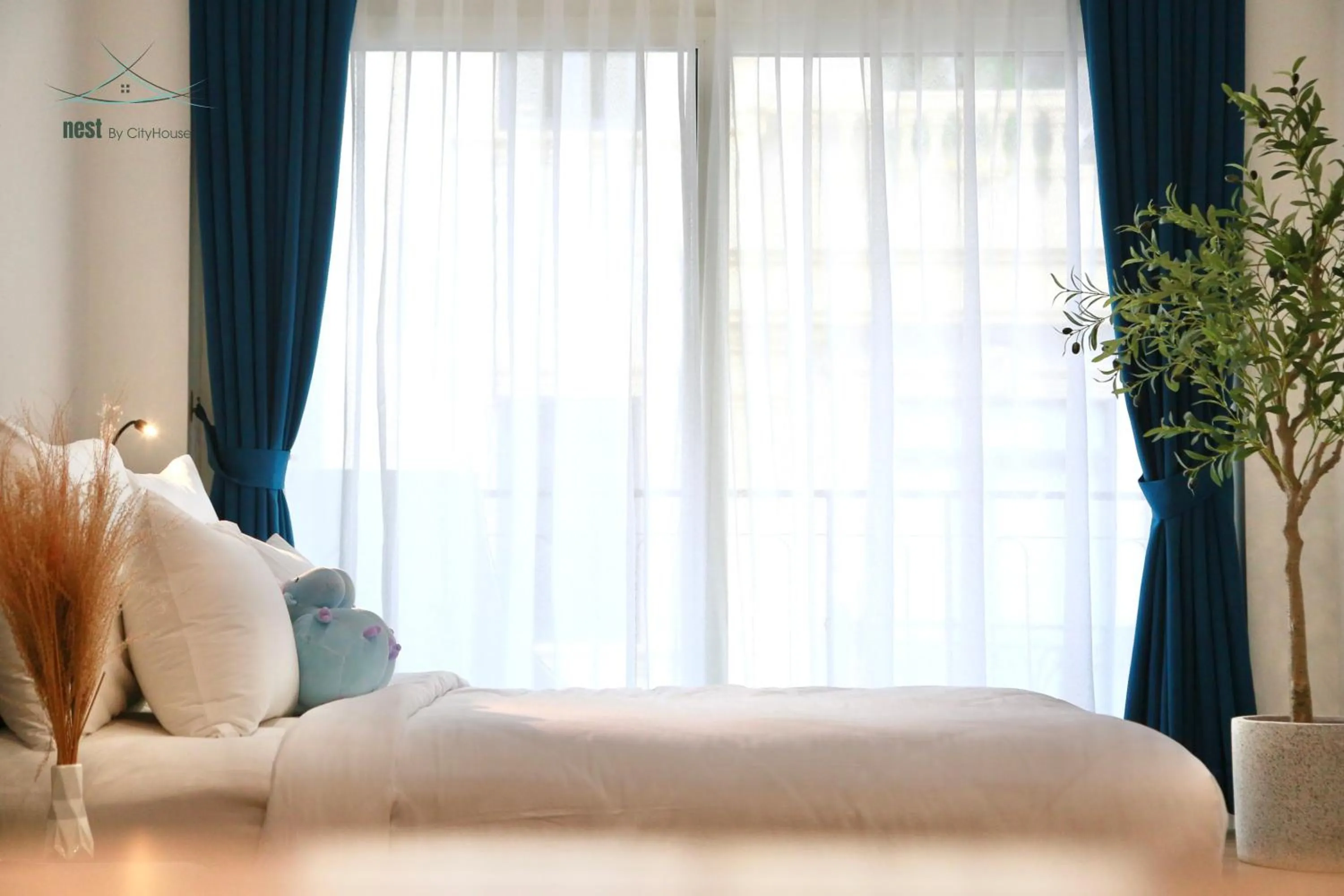 Bed in Cityhouse - Nest Minh Khai