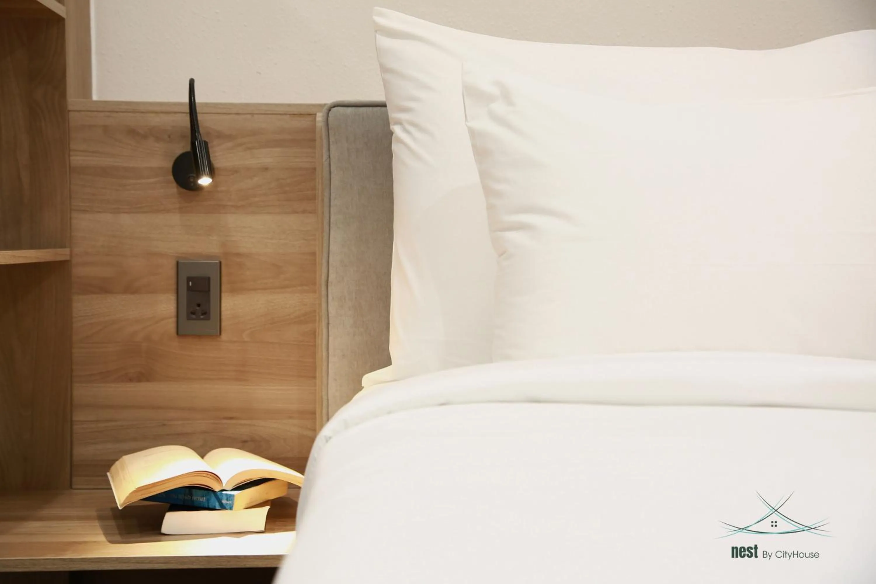 Bed in Cityhouse - Nest Minh Khai