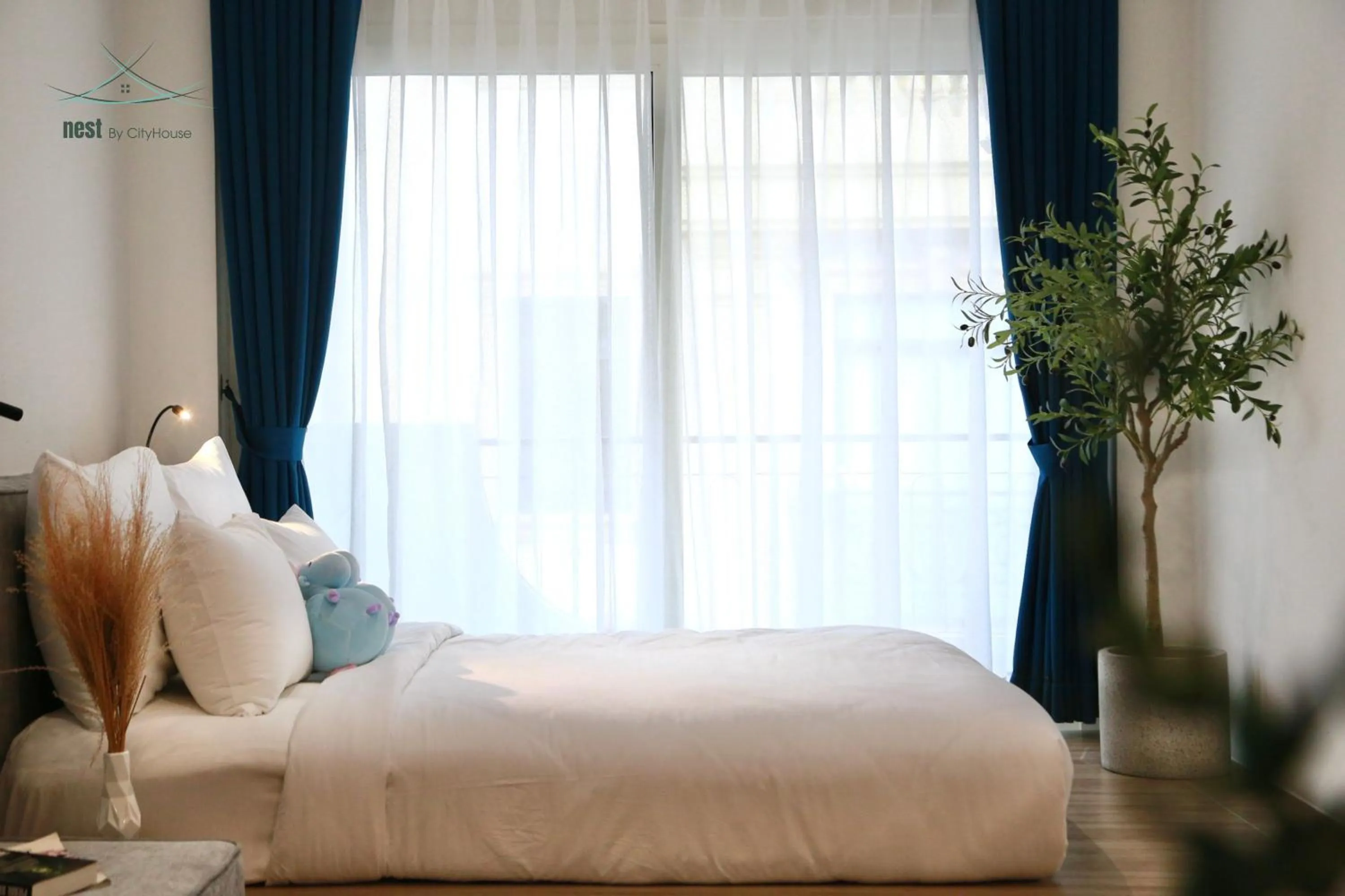 Bed in Cityhouse - Nest Minh Khai