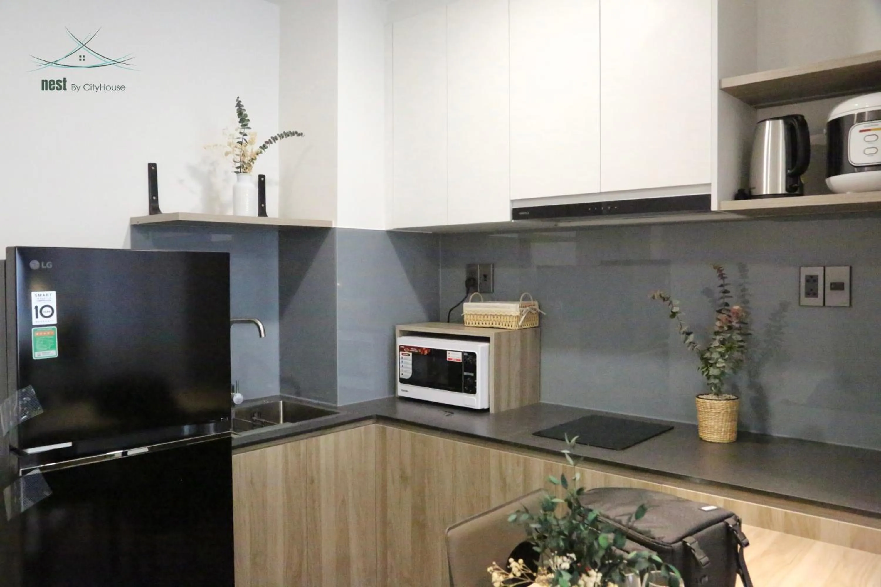 Kitchen or kitchenette in Cityhouse - Nest Minh Khai