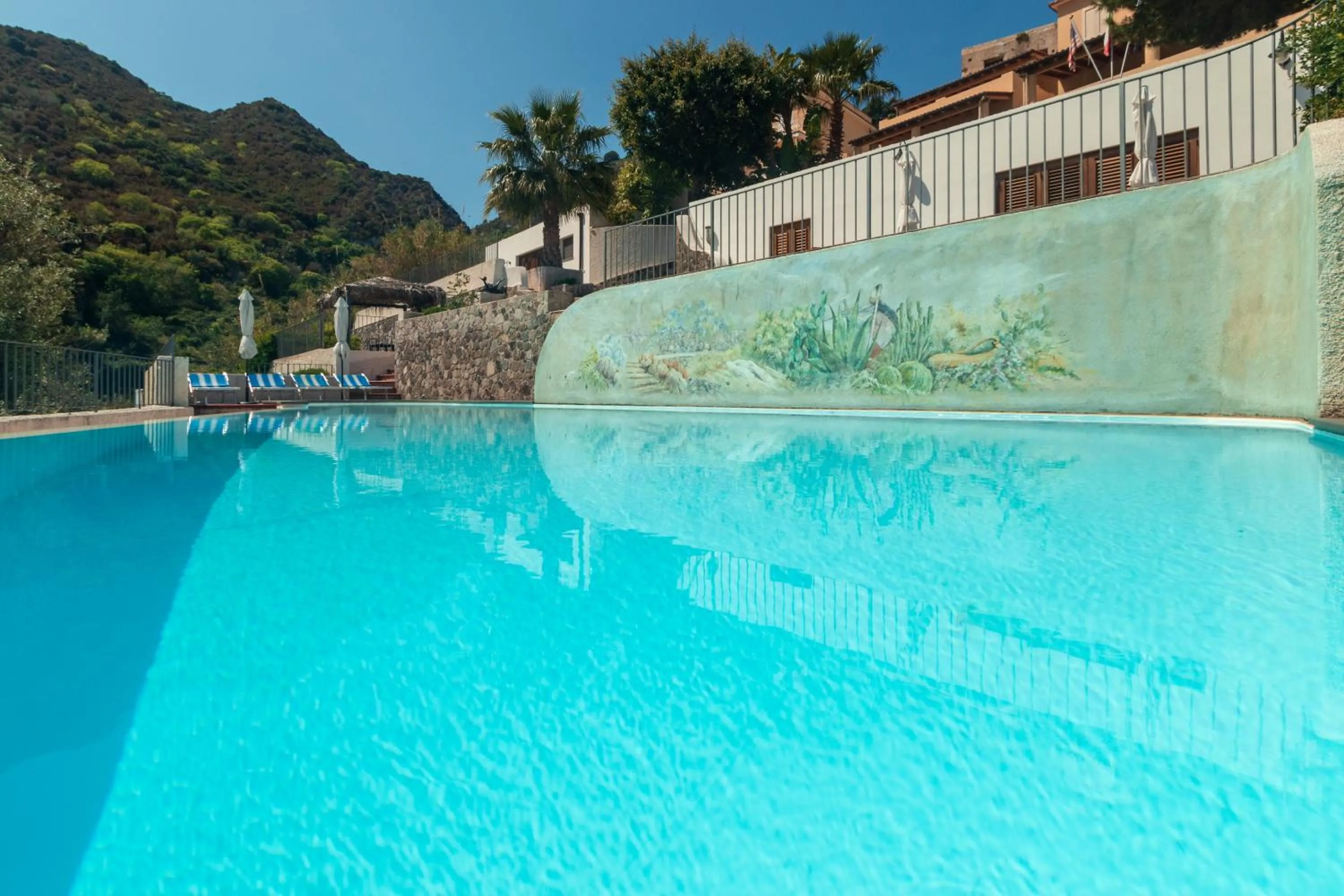 Decorative detail in Hotel Residence La Villetta