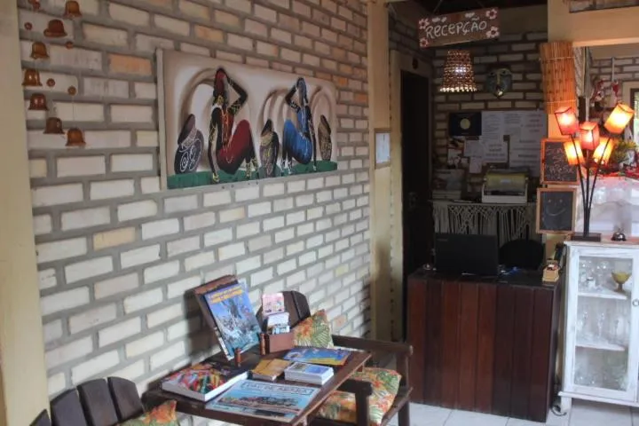 Lobby or reception in Pousada Mar e Sol