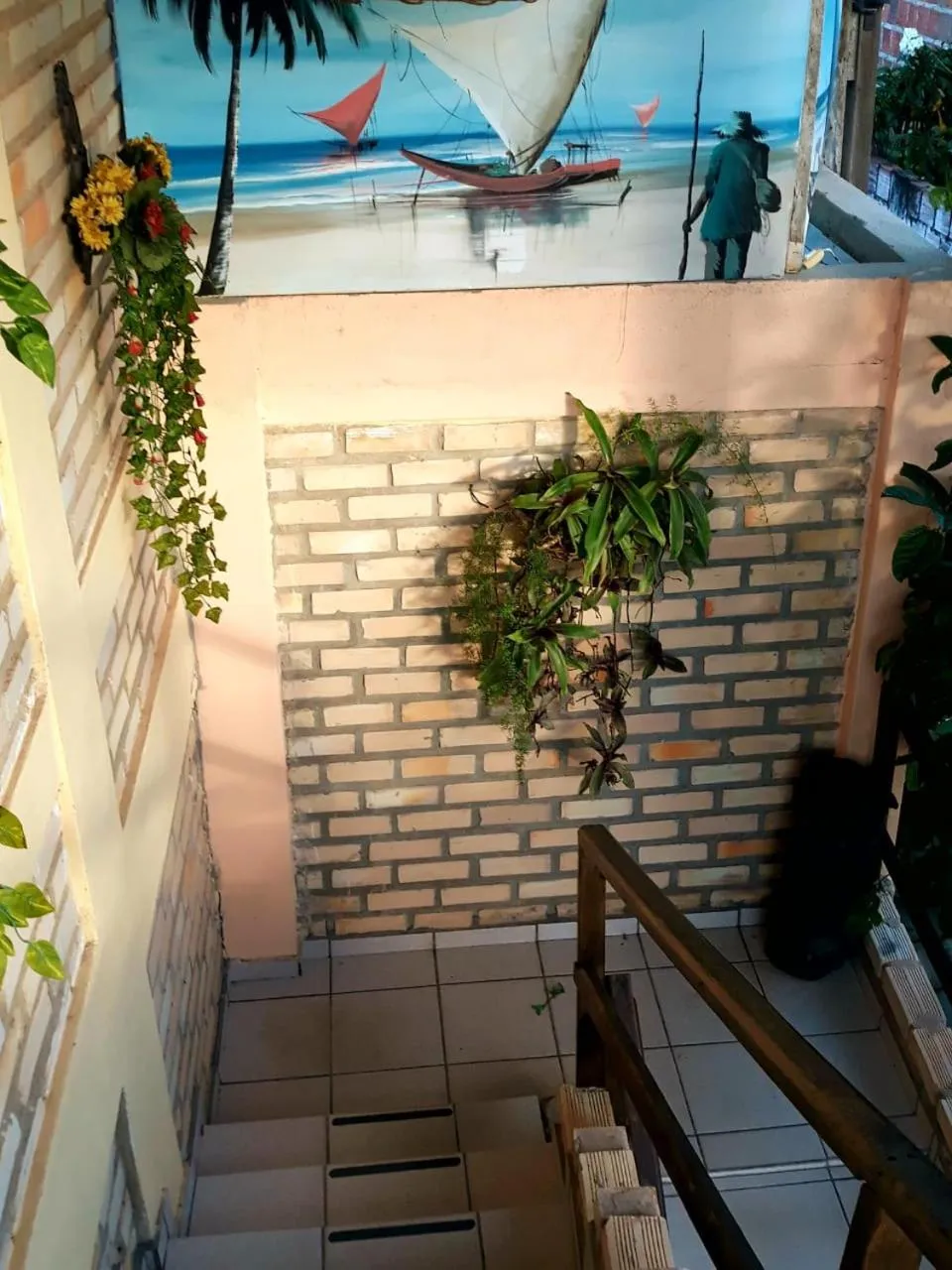 Decorative detail in Pousada Mar e Sol