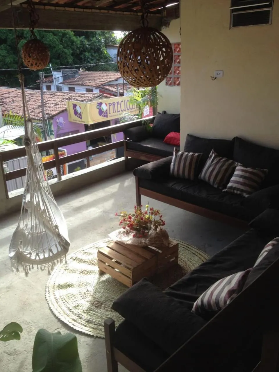 Balcony/Terrace in Pousada Mar e Sol