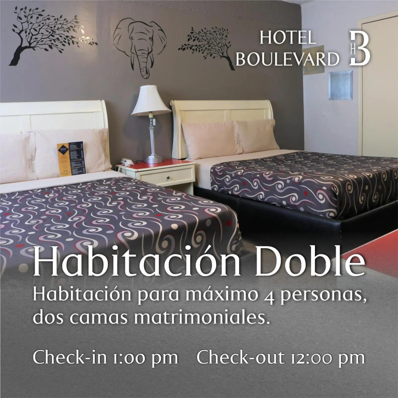 Photo of the whole room, Bed in Hotel Boulevard Mexicali