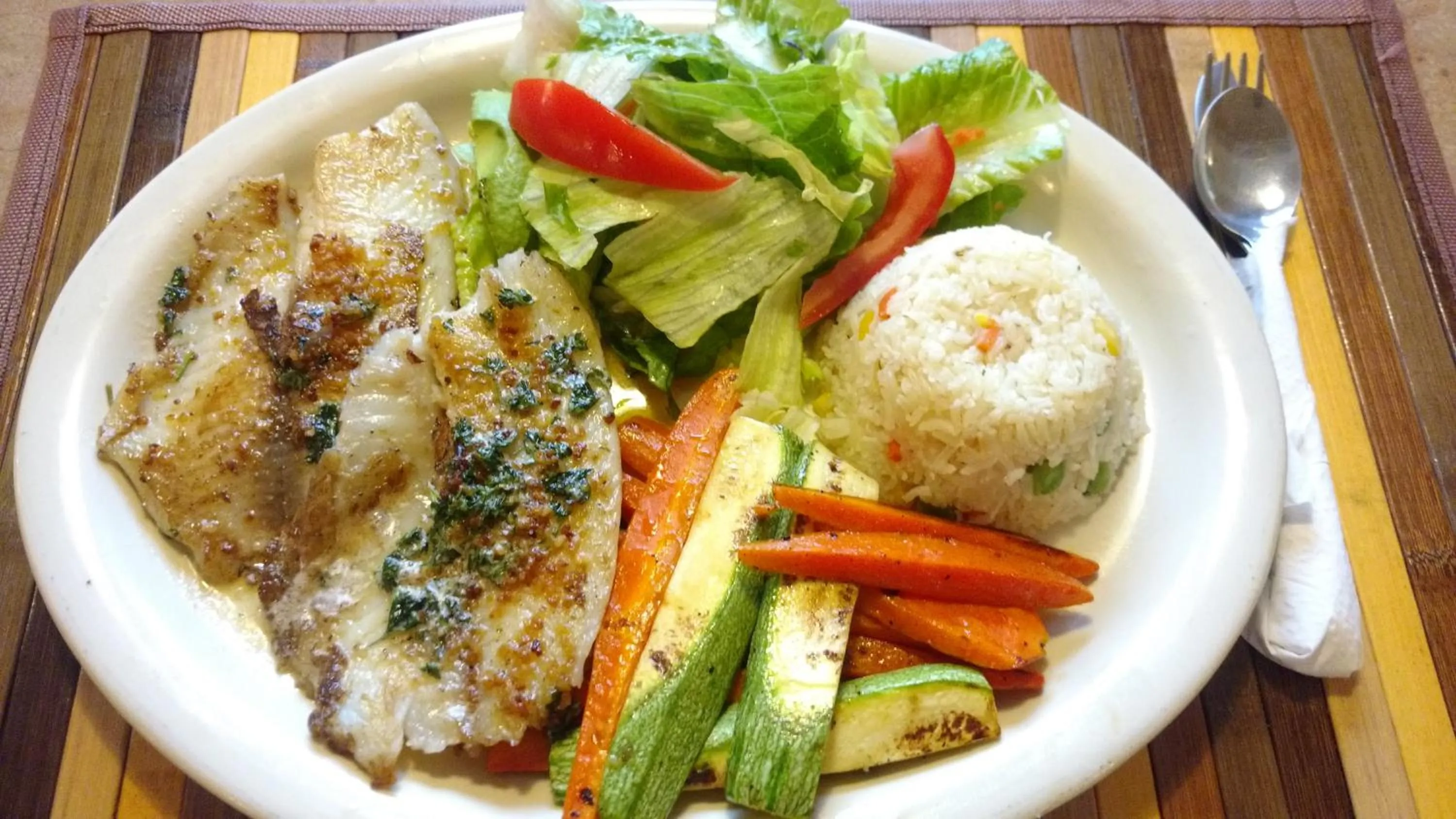 Food in Hotel Azteca de Oro Mexicali