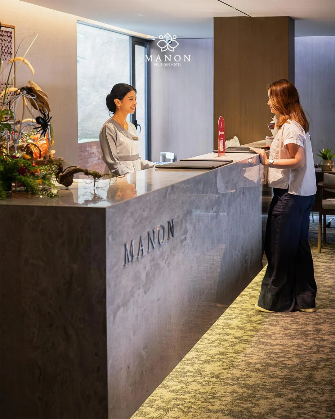 Lobby or reception in Manon Boutique Hotel Kota Lama Semarang