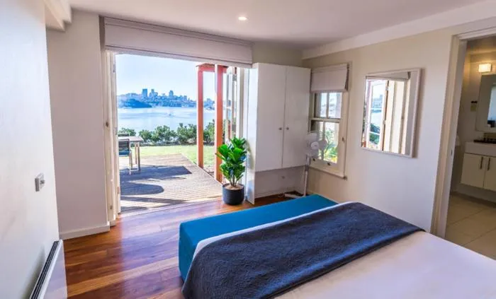 Bed in Cockatoo Island Accommodation