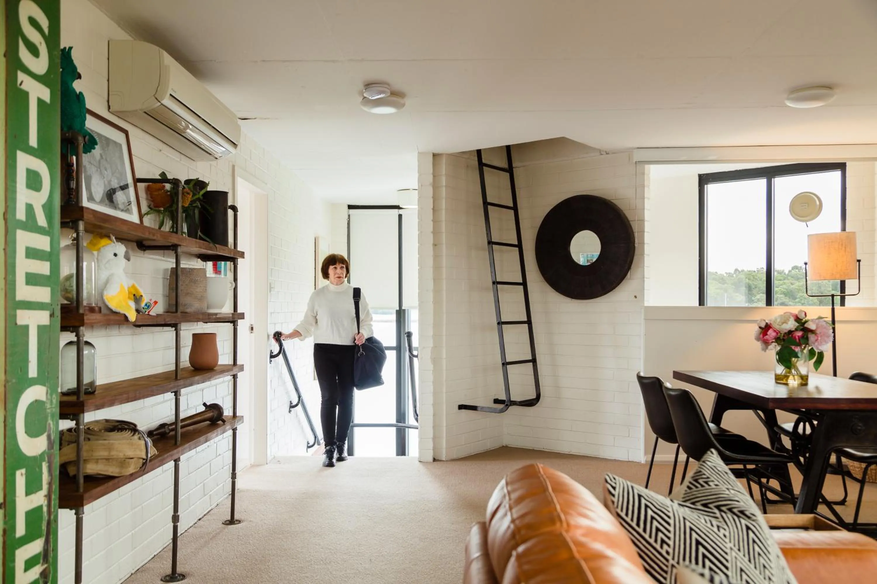 Living room in Cockatoo Island Accommodation