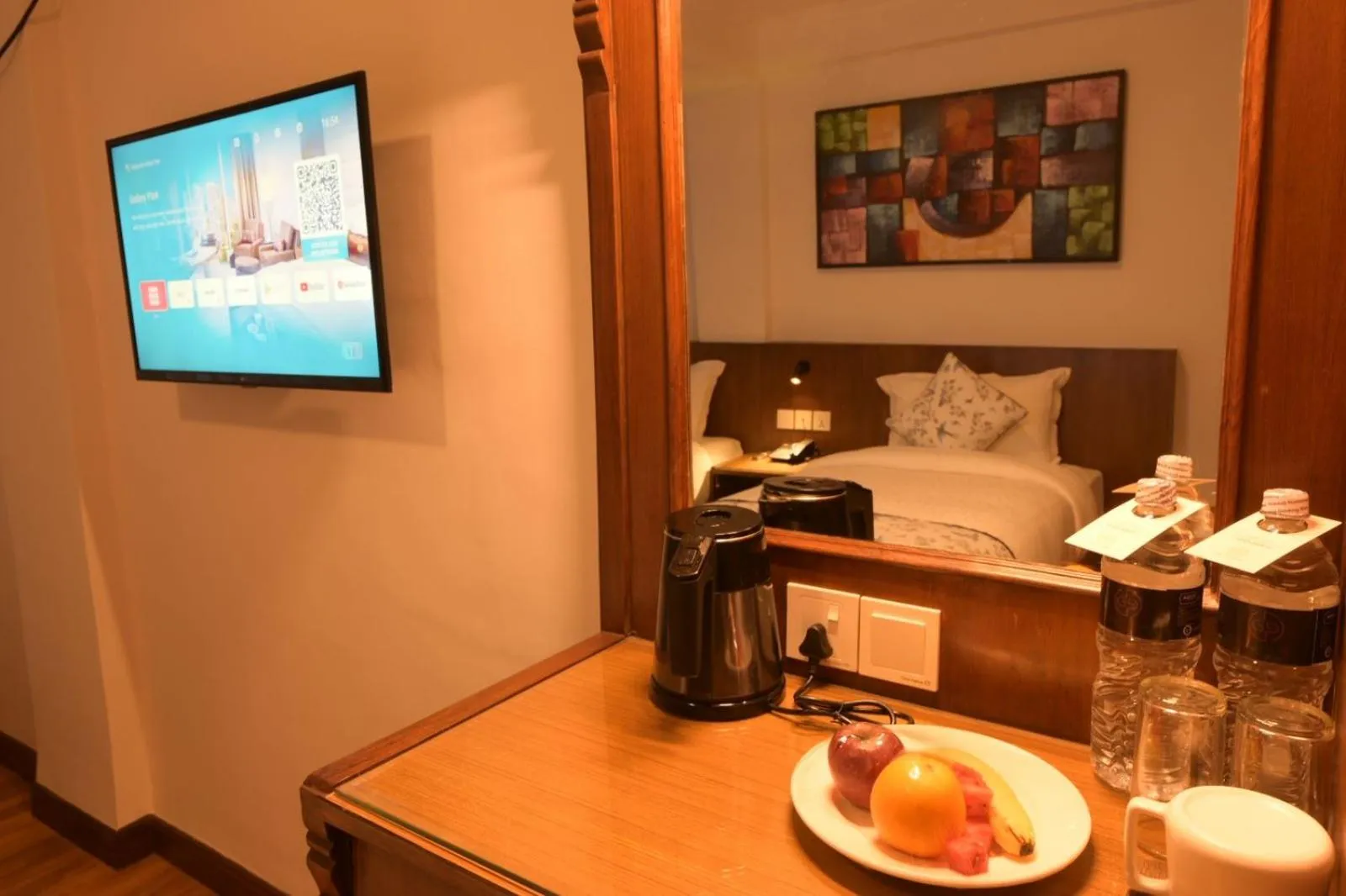 Bed in Gallery Park Hotel