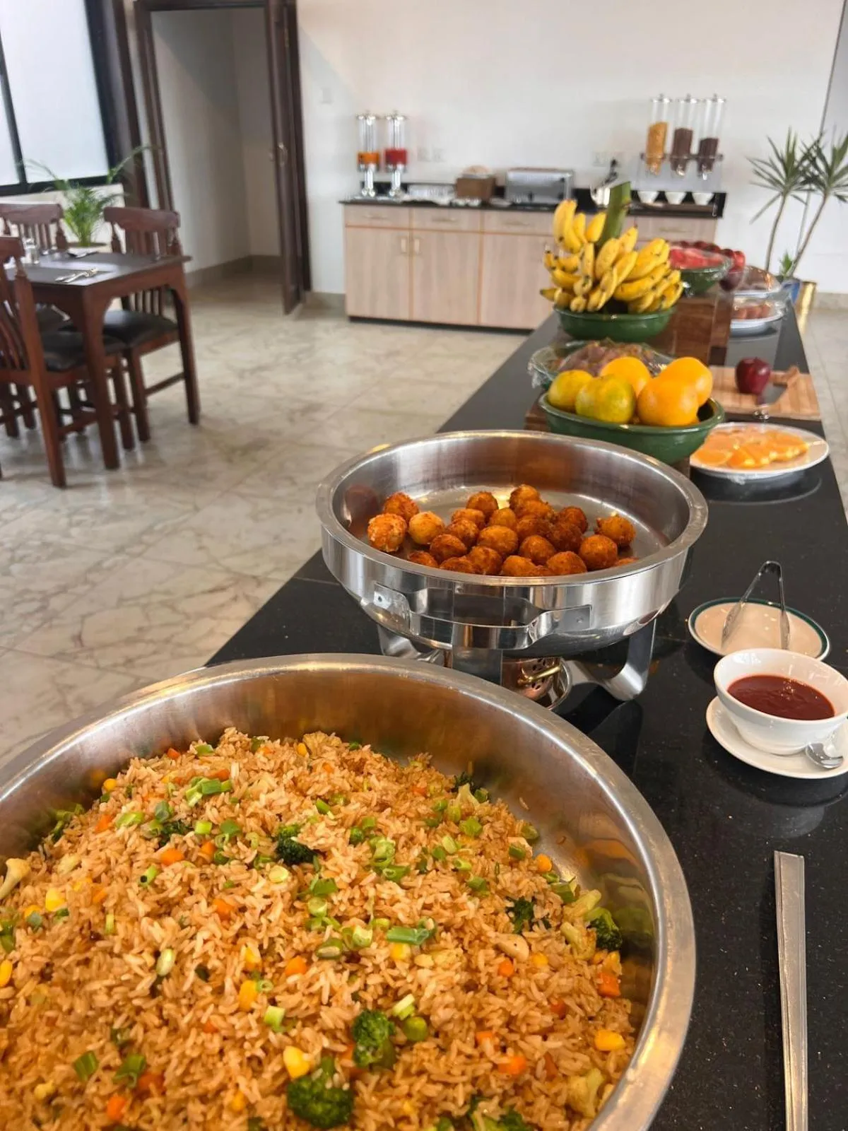 Buffet breakfast in Gallery Park Hotel