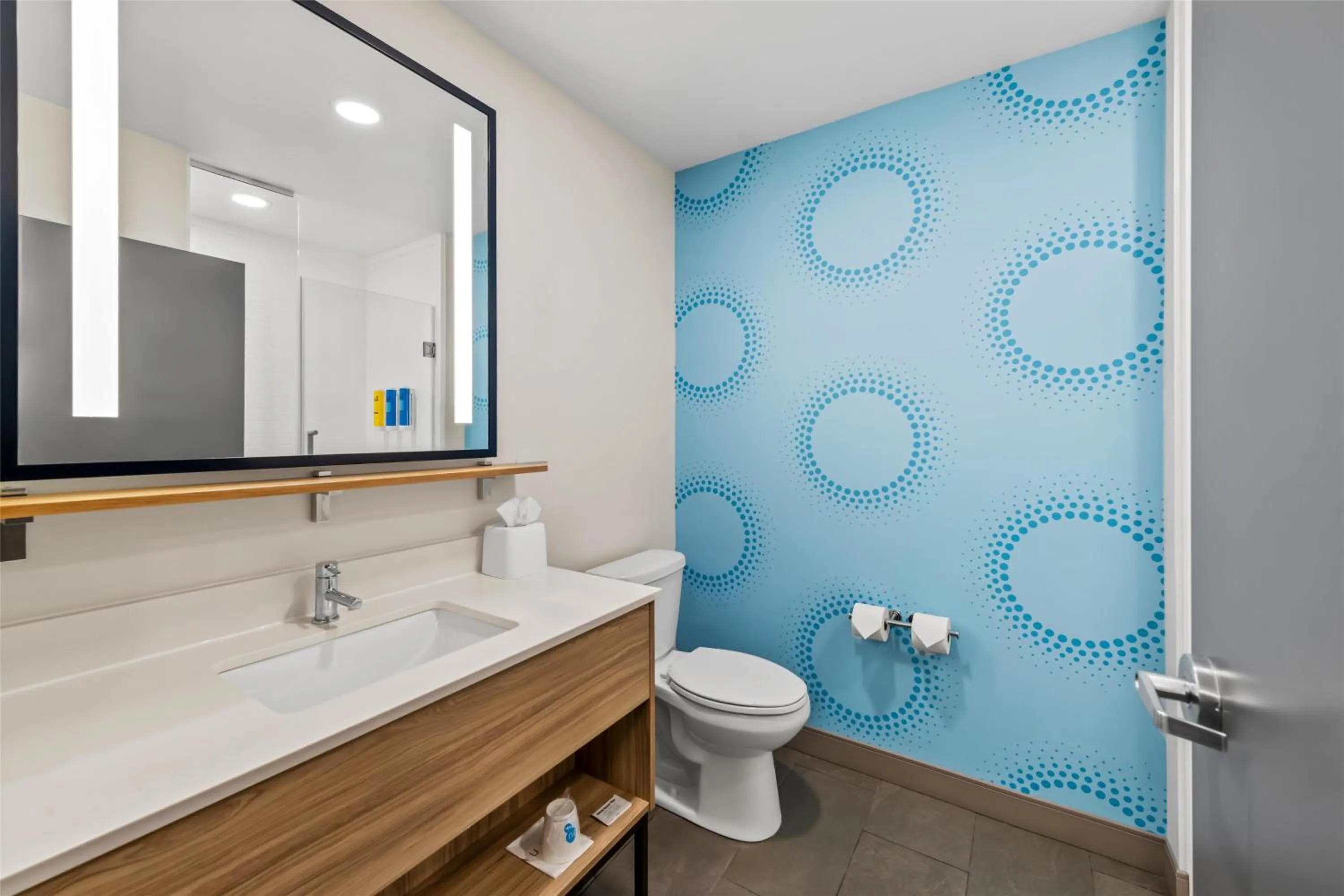 Bathroom in Tru By Hilton Kansas City Airport