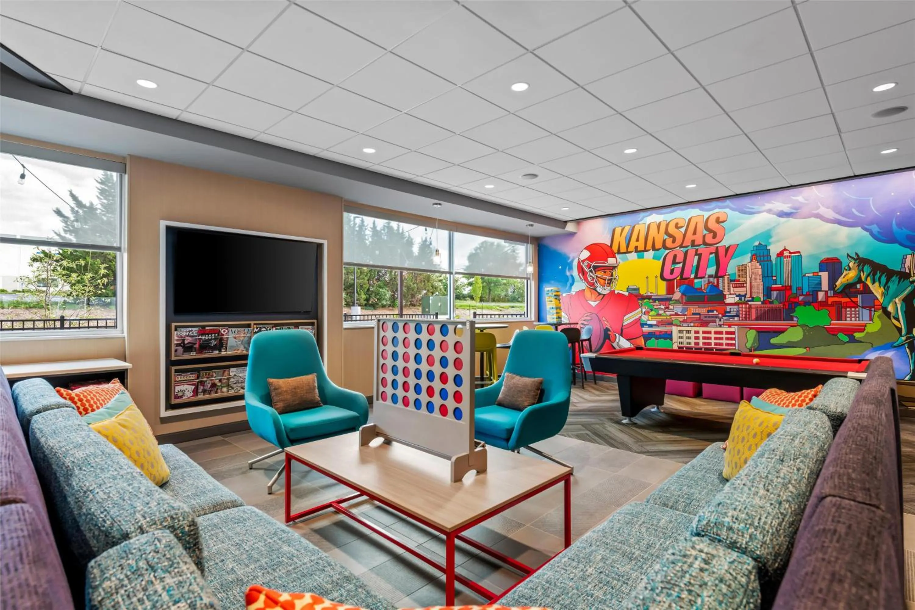 Lobby or reception in Tru By Hilton Kansas City Airport