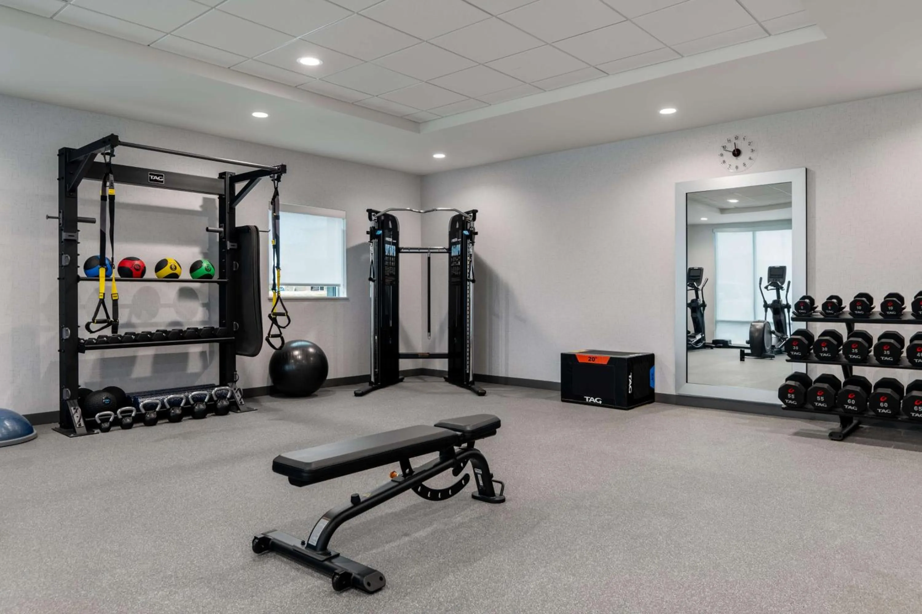 Fitness centre/facilities in Home2 Suites By Hilton Troy, Al