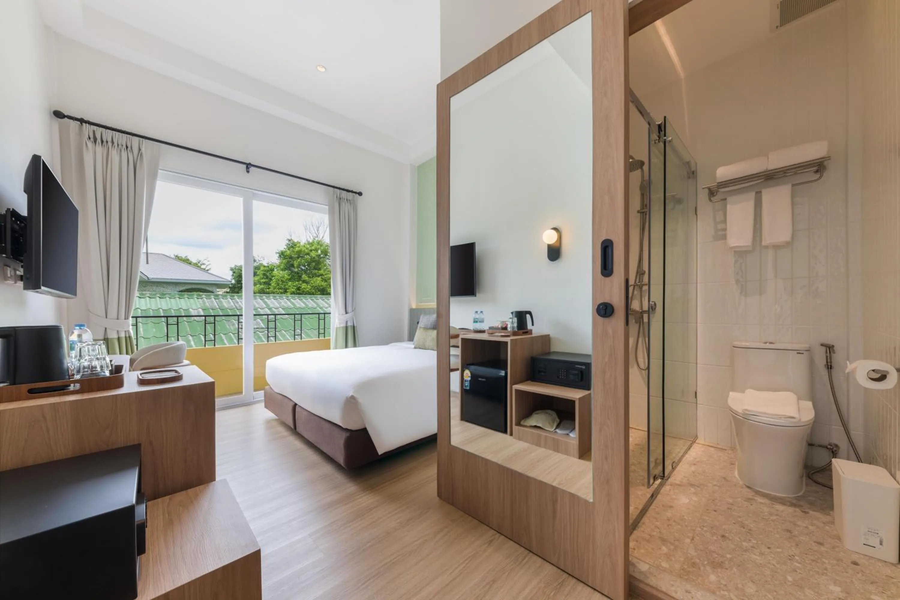 Bedroom, Bed in Upstairs at Ton Ton