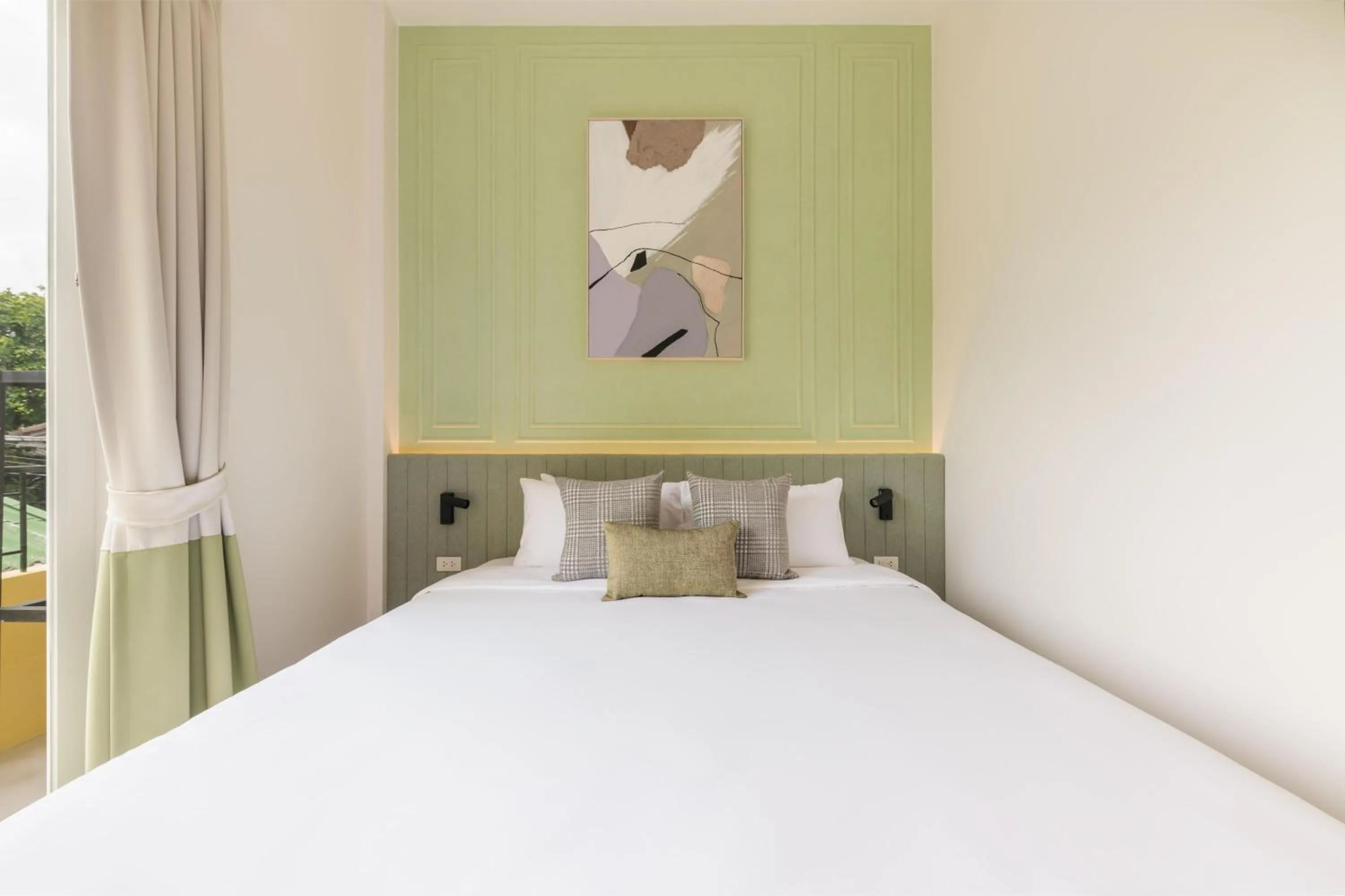 Bed in Upstairs at Ton Ton