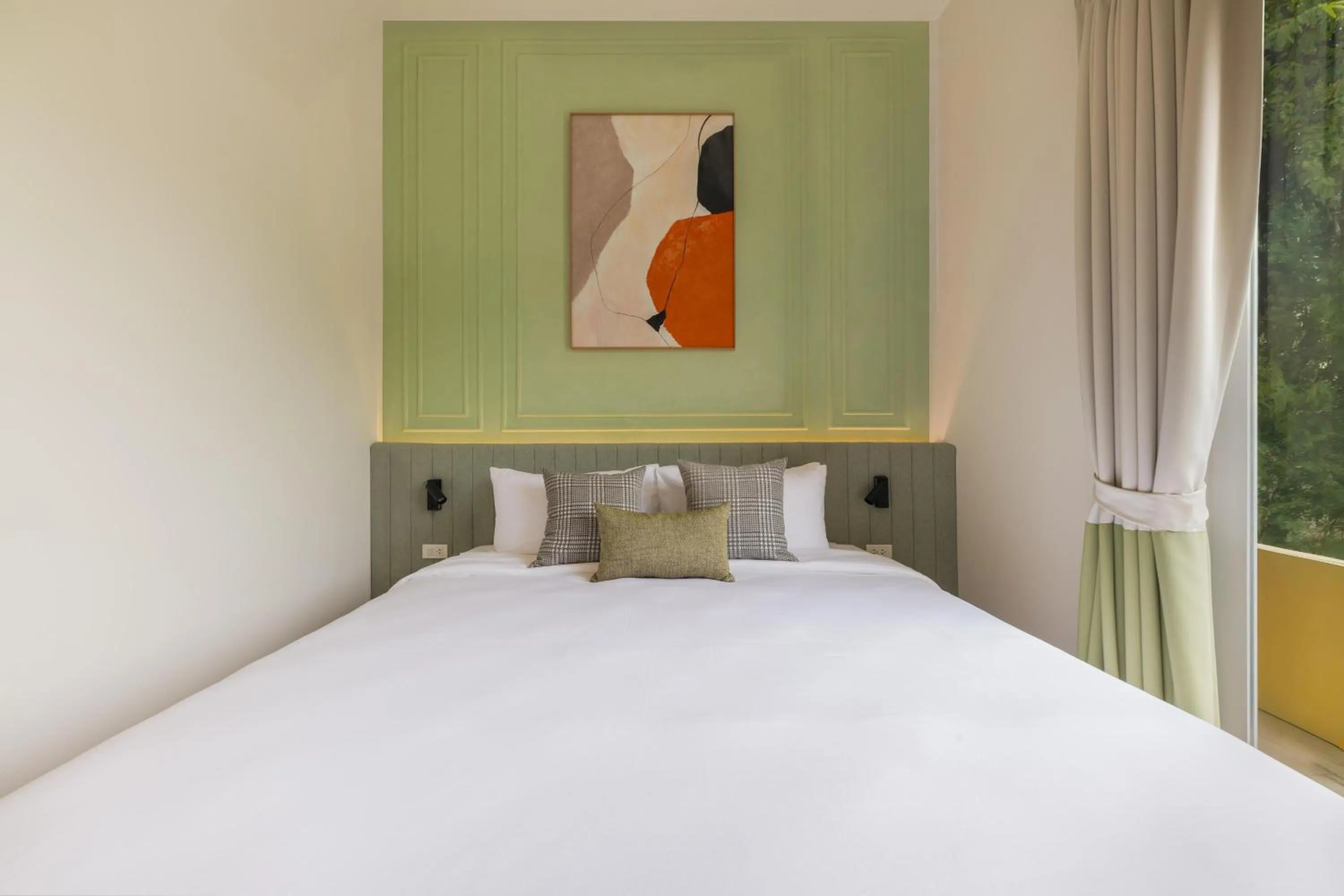 Bed in Upstairs at Ton Ton