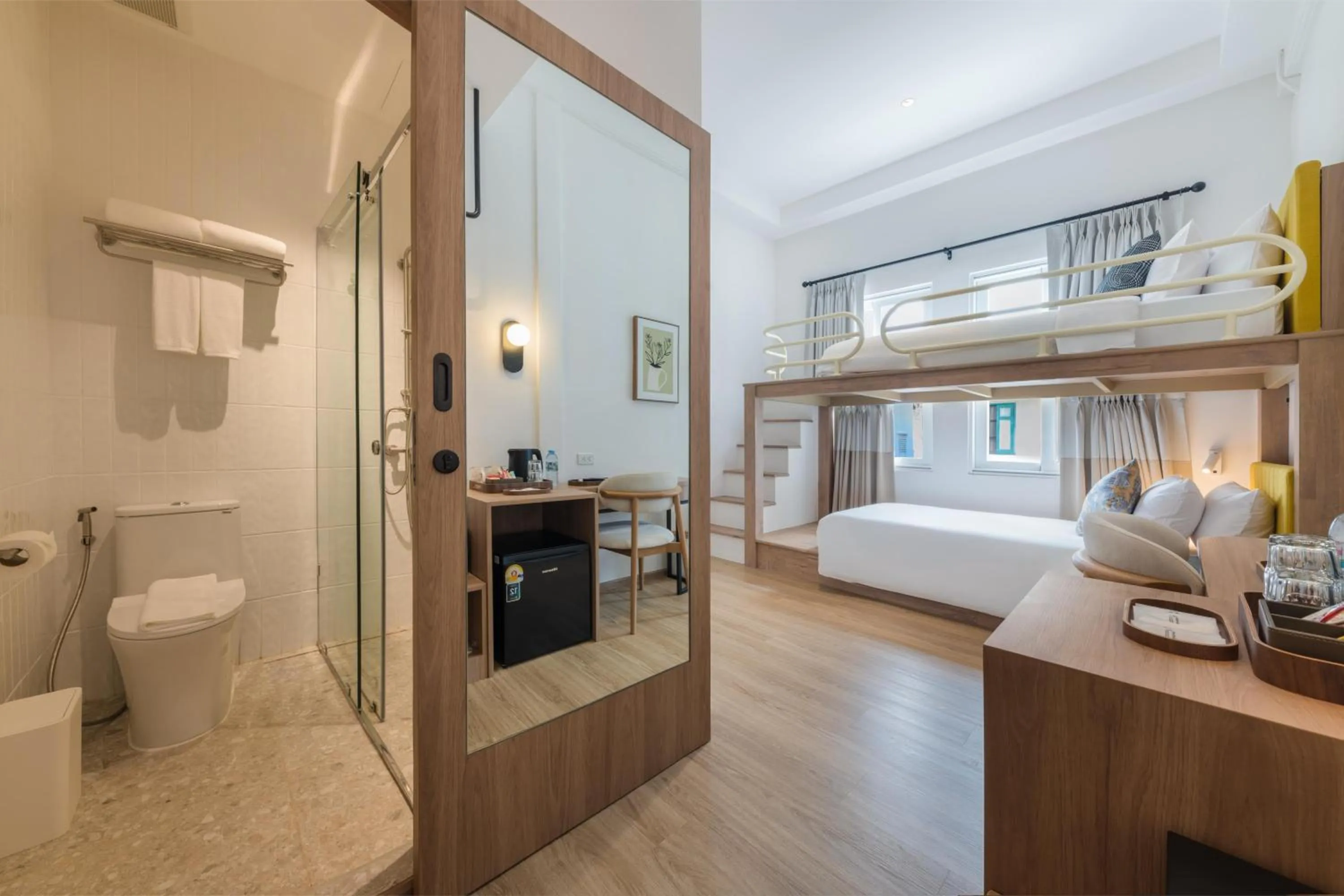 Bedroom, Bed in Upstairs at Ton Ton