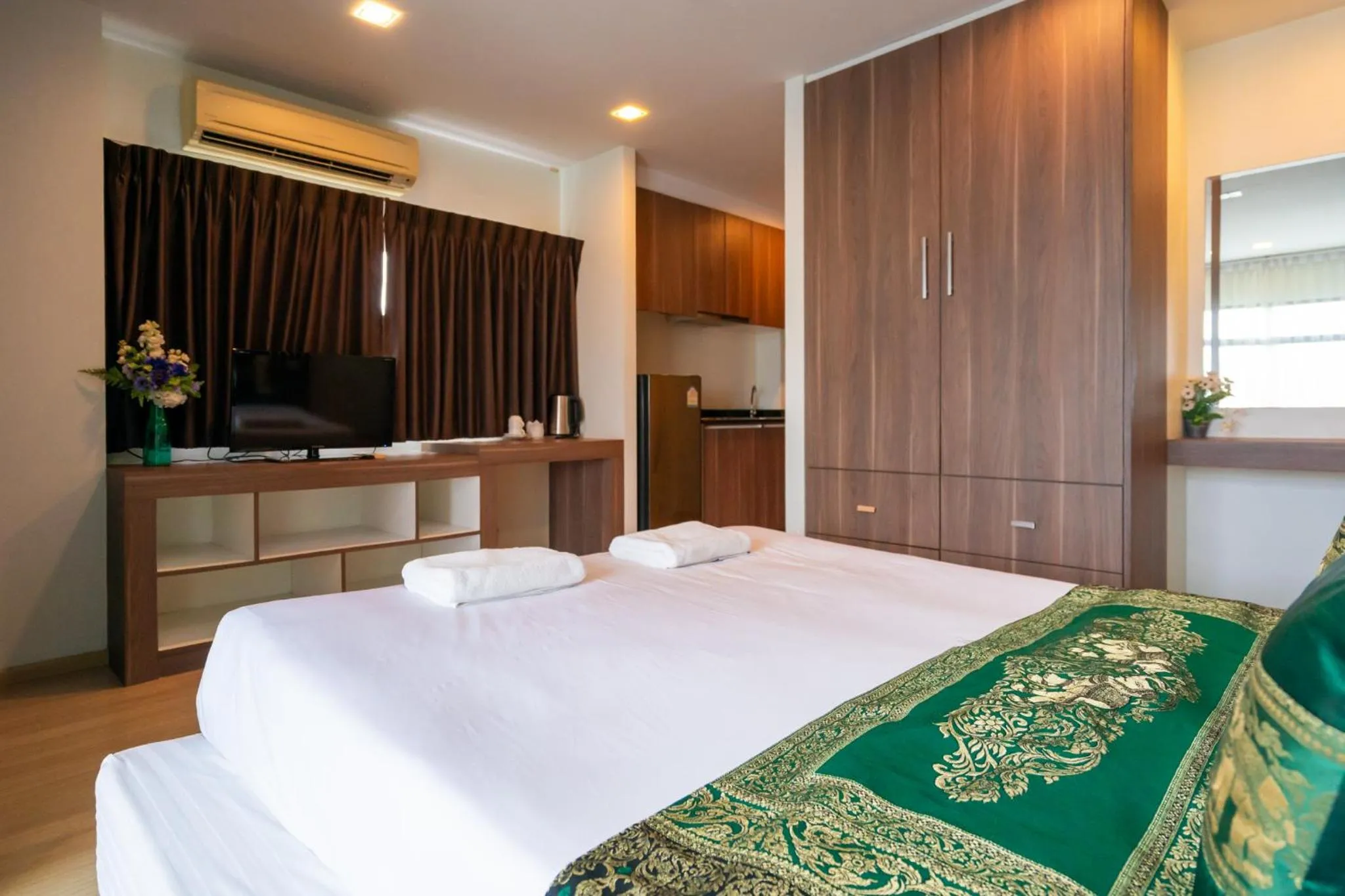 Bed in Golden Manora Hotel Bangtao Beach Phuket