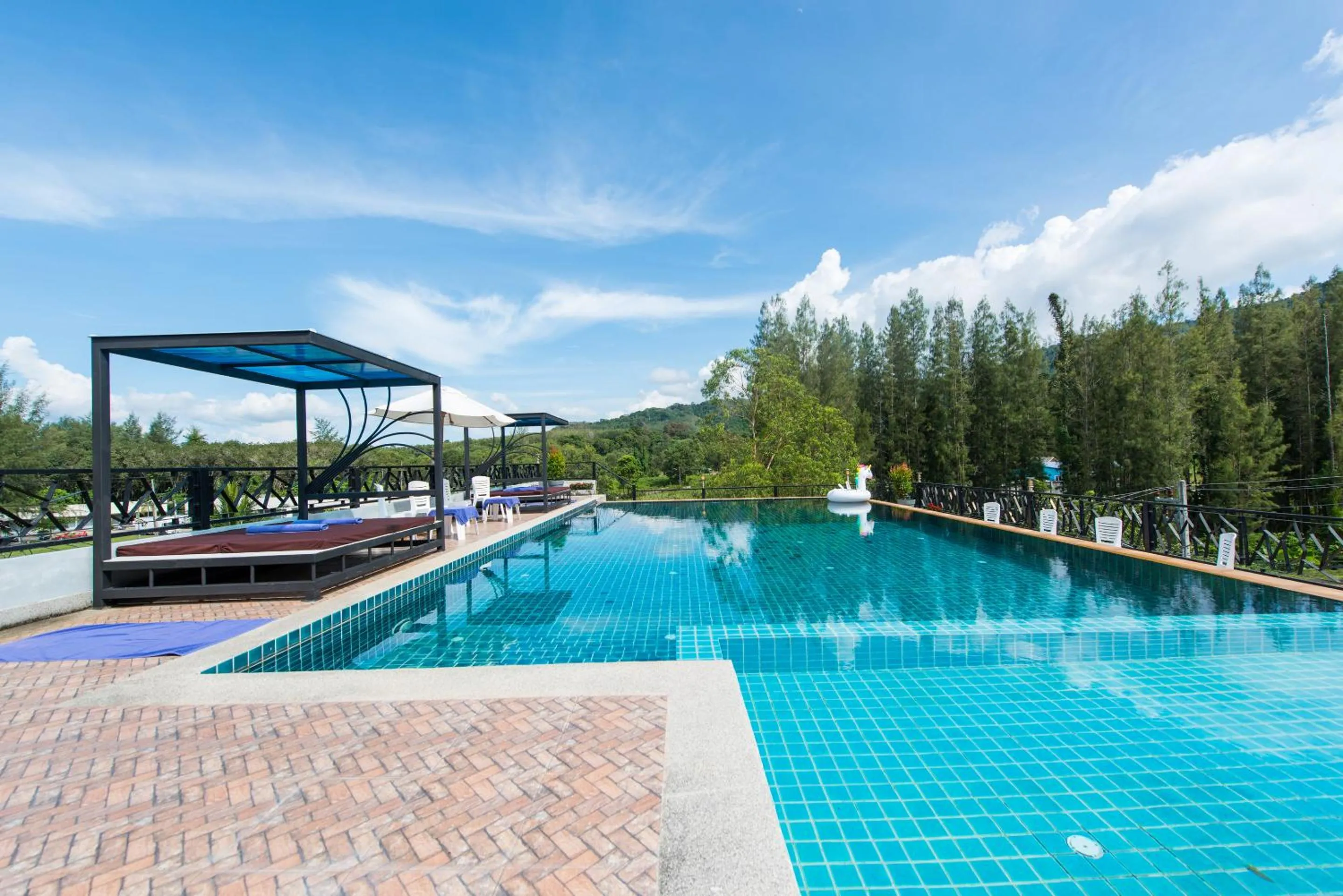 Pool view in Golden Manora Hotel Bangtao Beach Phuket