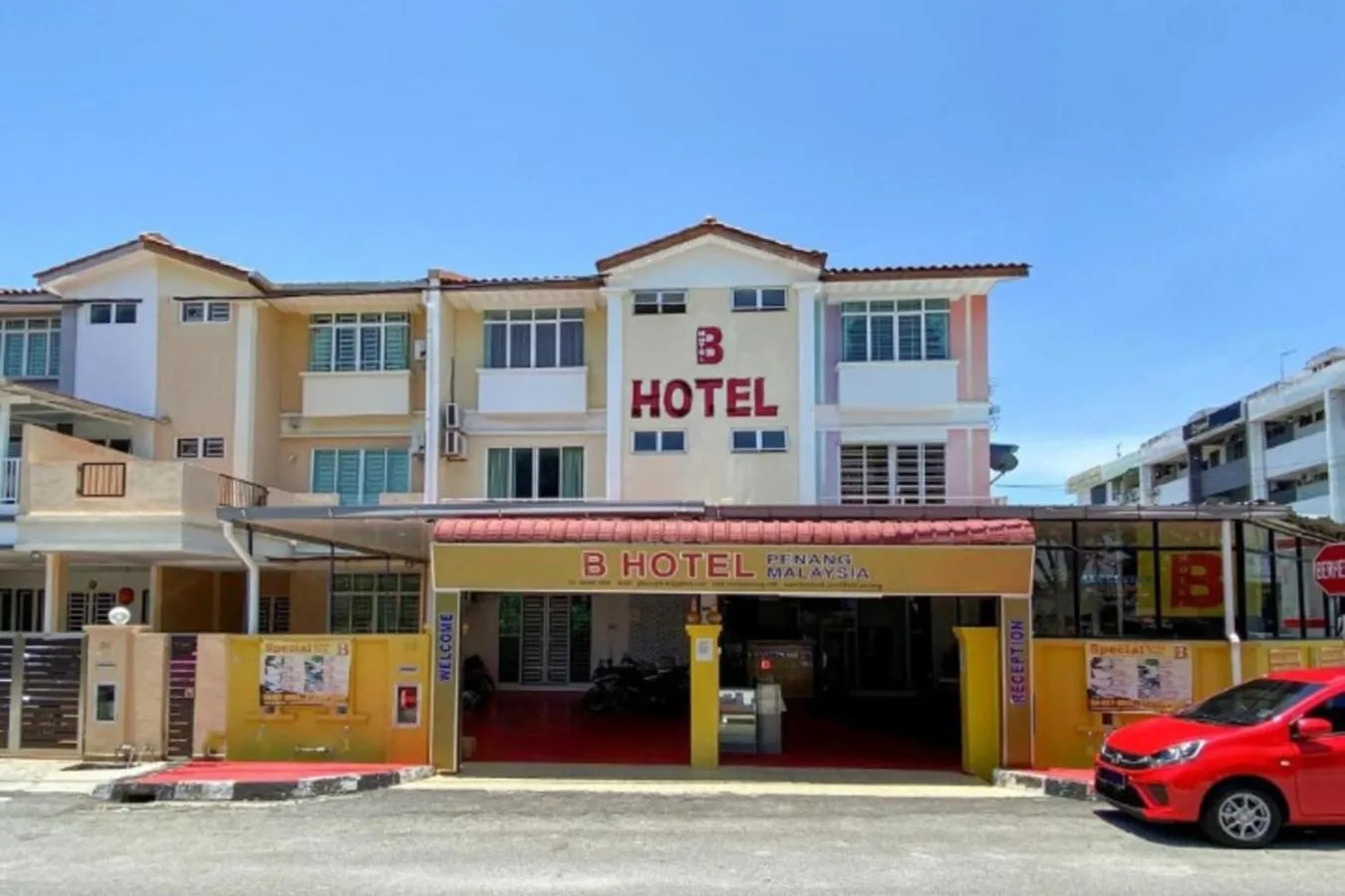 Property building in B Hotel Penang