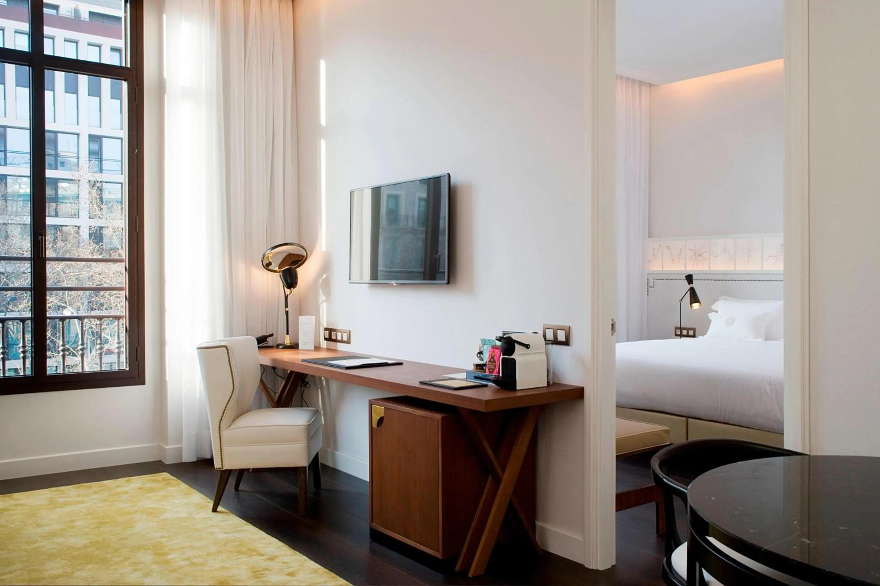 Living room, Bed in Cotton House Hotel, Autograph Collection