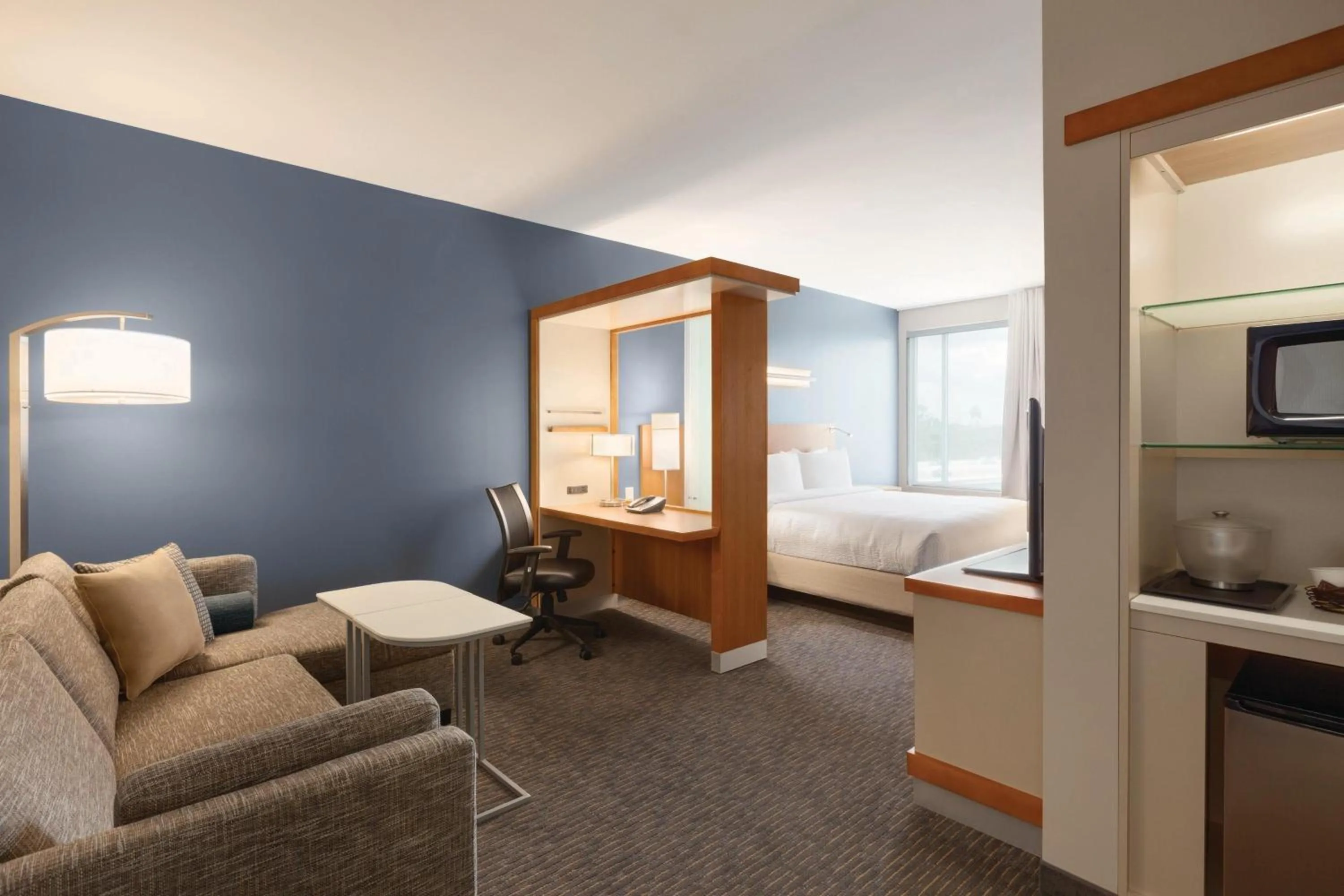 Photo of the whole room, Bed in SpringHill Suites by Marriott Houston Northwest