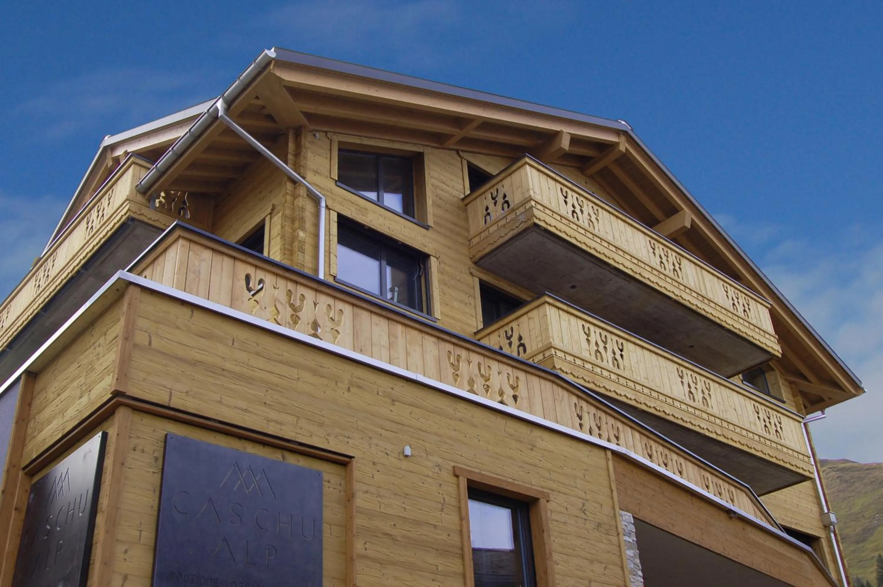 Property building in Caschu Alp Boutique Design Hotel Stoos - adults only